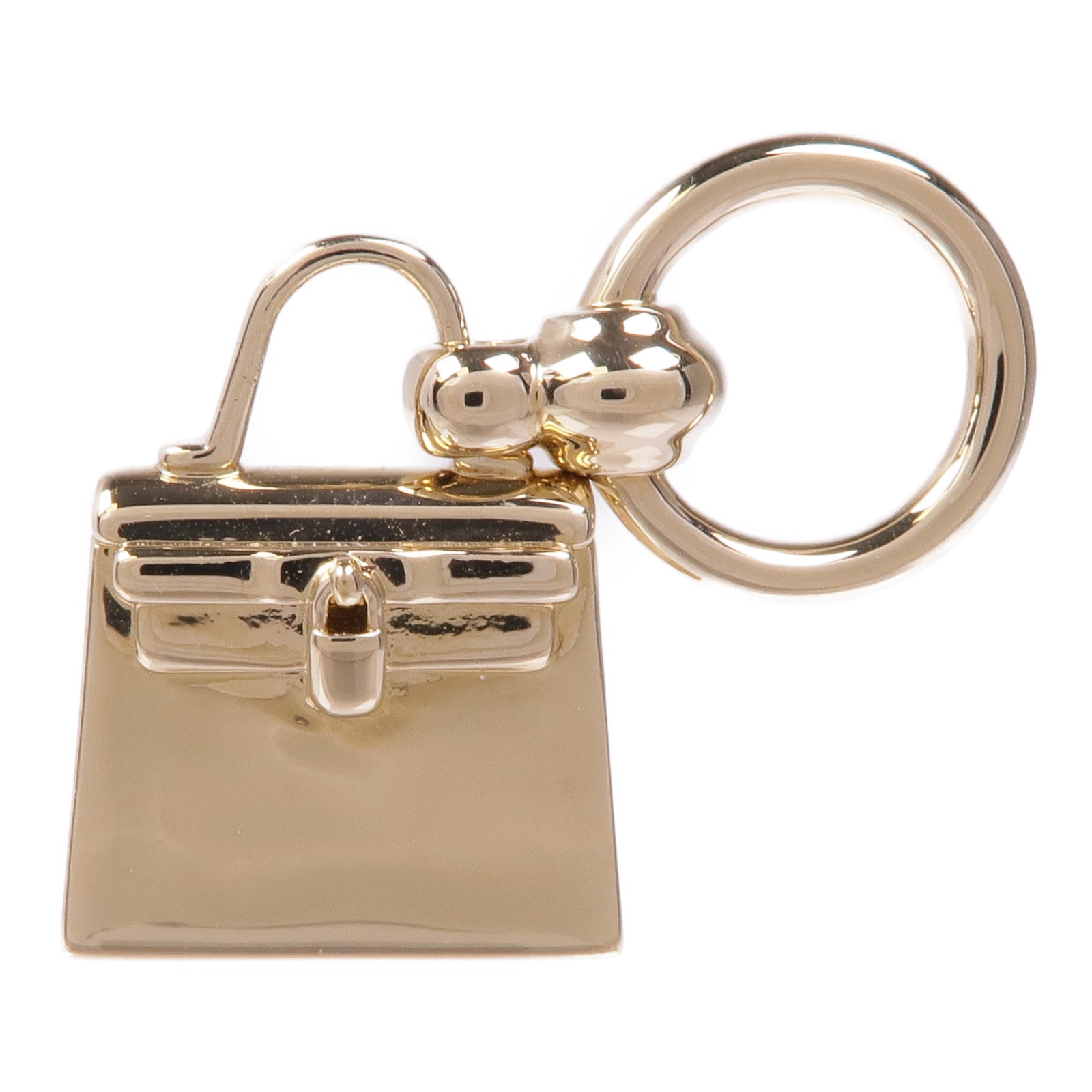 HERMES 金屬Mini Kelly Twilly Ring絲巾扣
