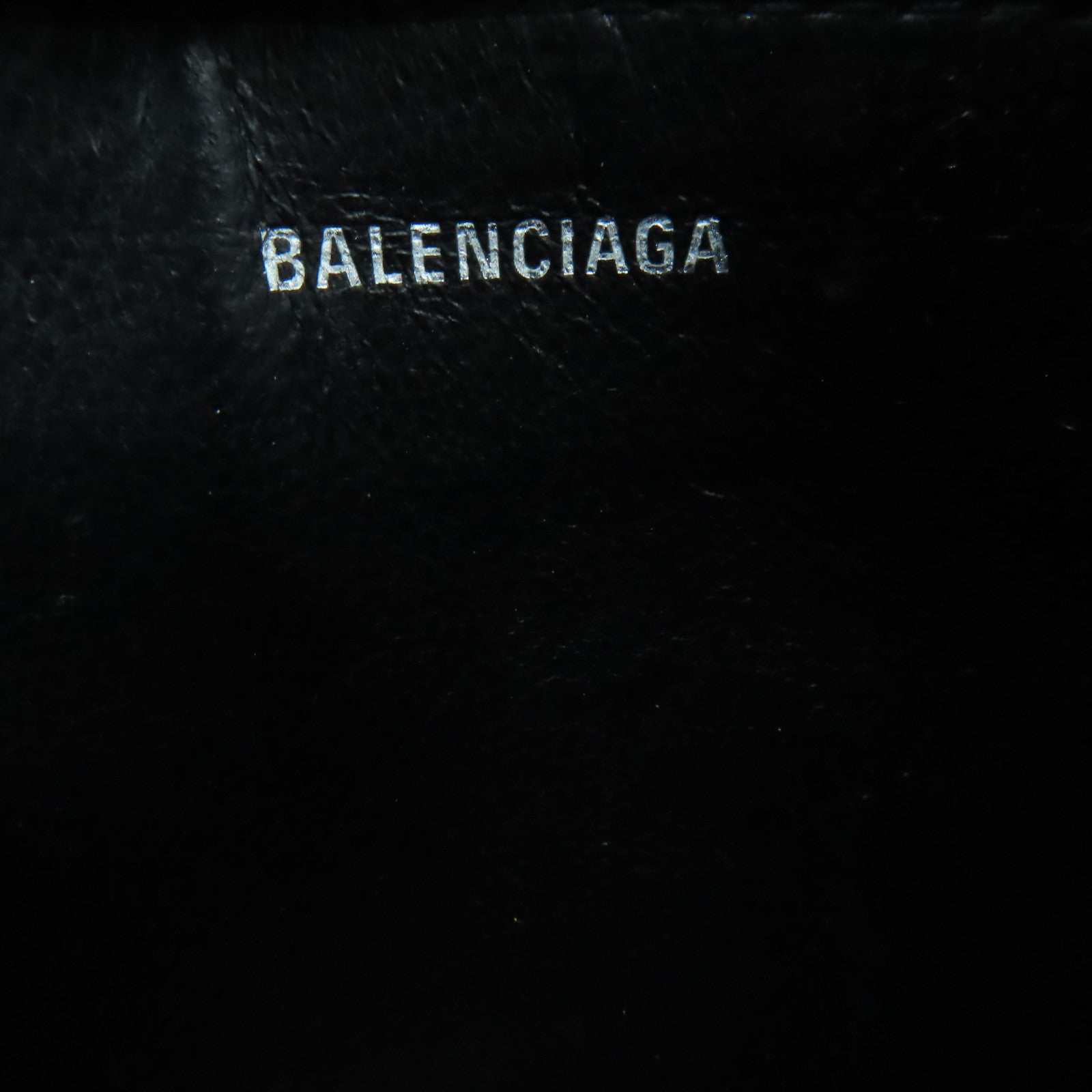 BALENCIAGA 【激減優惠】塗層帆布Card Case銀扣卡片套黑色