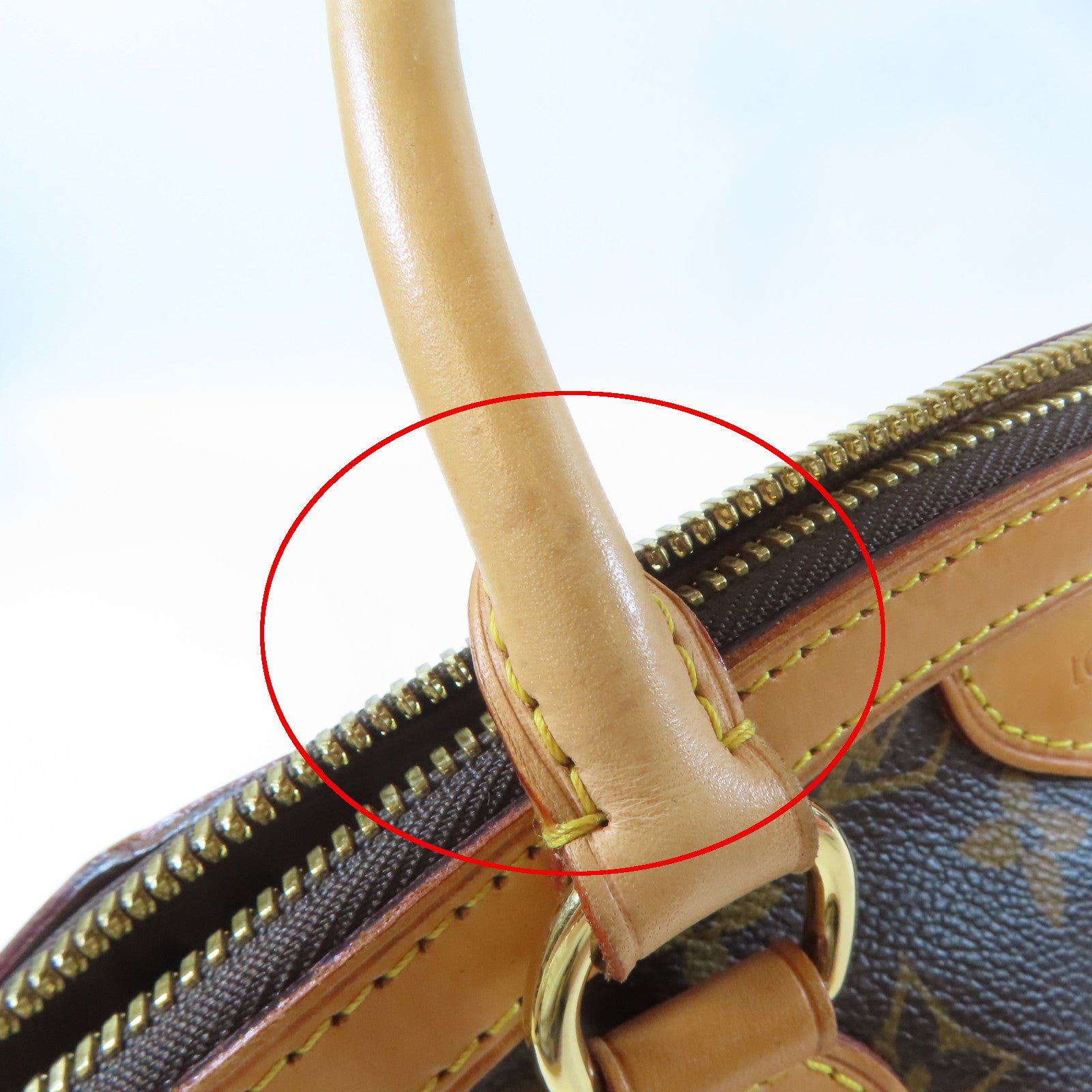 LOUIS VUITTON Monogram Tivoli PM金扣手挽袋啡色
