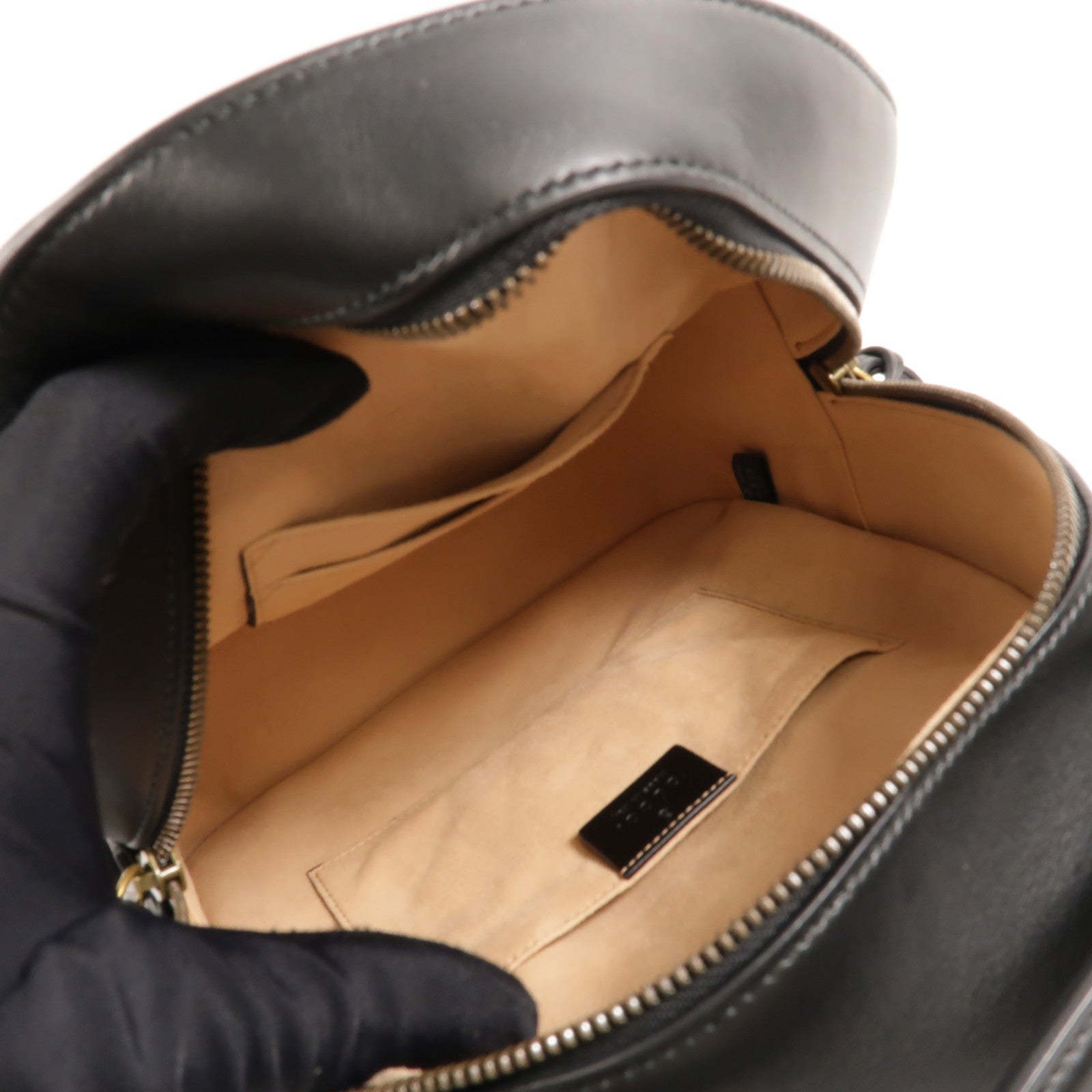 GUCCI 牛皮皮革GG Marmont Backpack/Rucksack背包