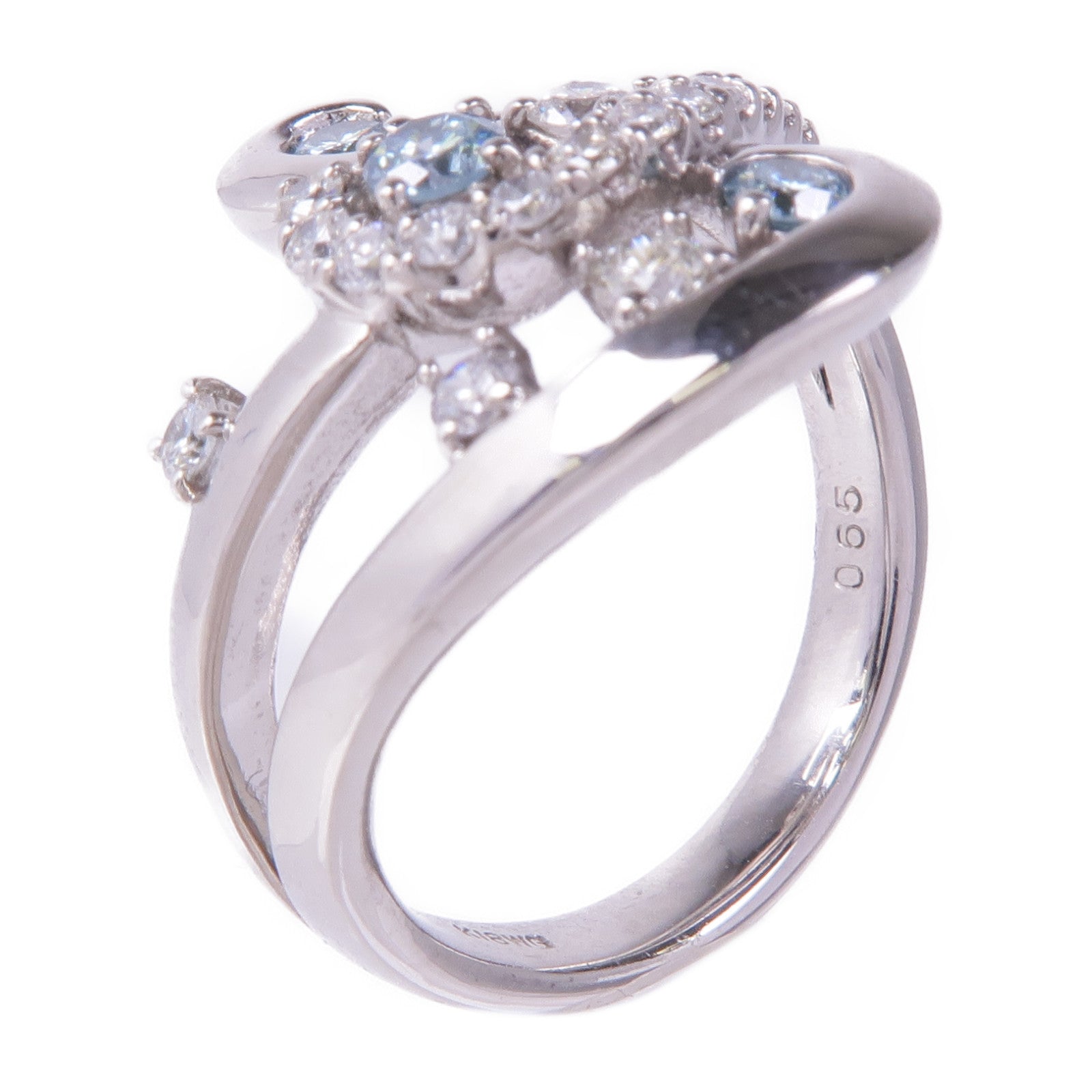 JEWELRY 18K白金Diamond Ring鑽石戒指US#6.75