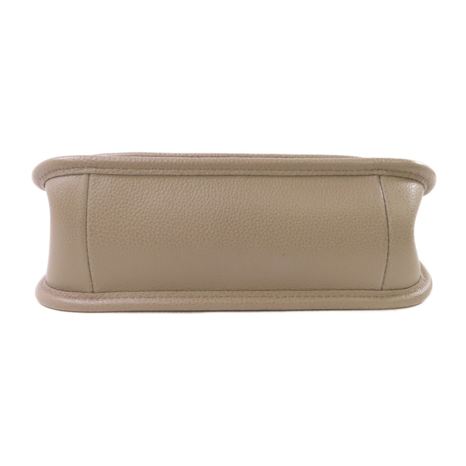 Longchamp 牛皮皮革Shoulder Bag金扣肩背袋灰色