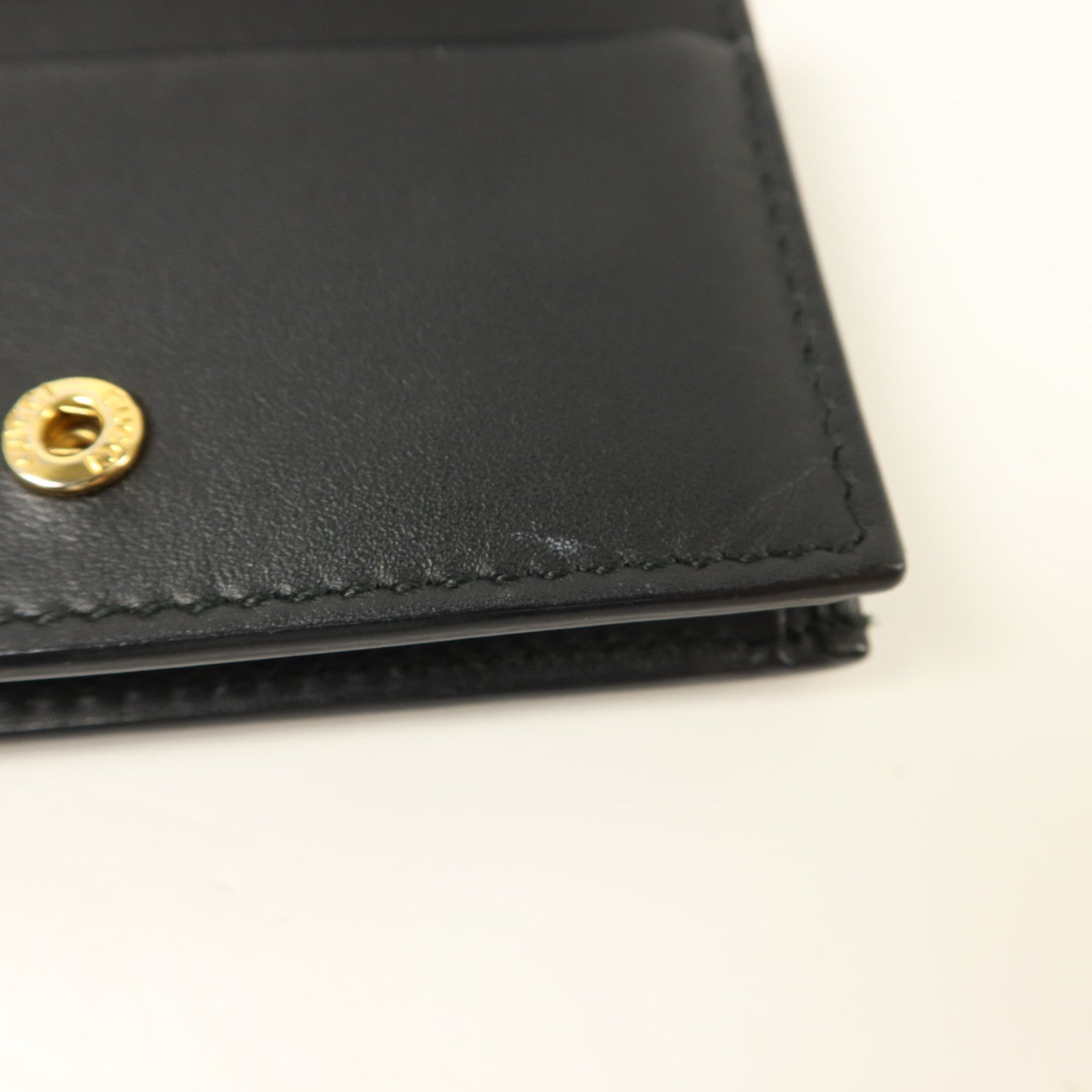 GUCCI 塗層帆布/牛皮皮革GG Supreme Bees Folded Wallet錢包