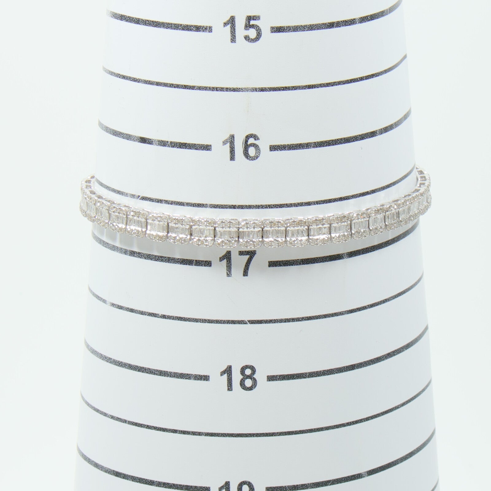 JEWELRY 18K白金Diamond Bracelet鑽石手鏈
