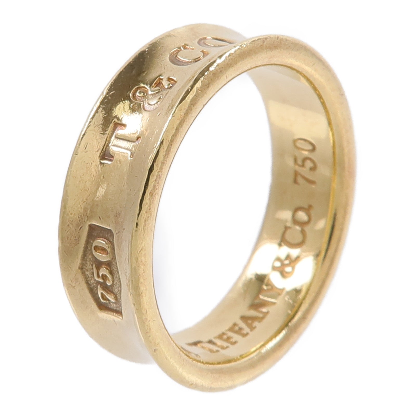 TIFFANY＆CO 18K黃金1837 Ring戒指