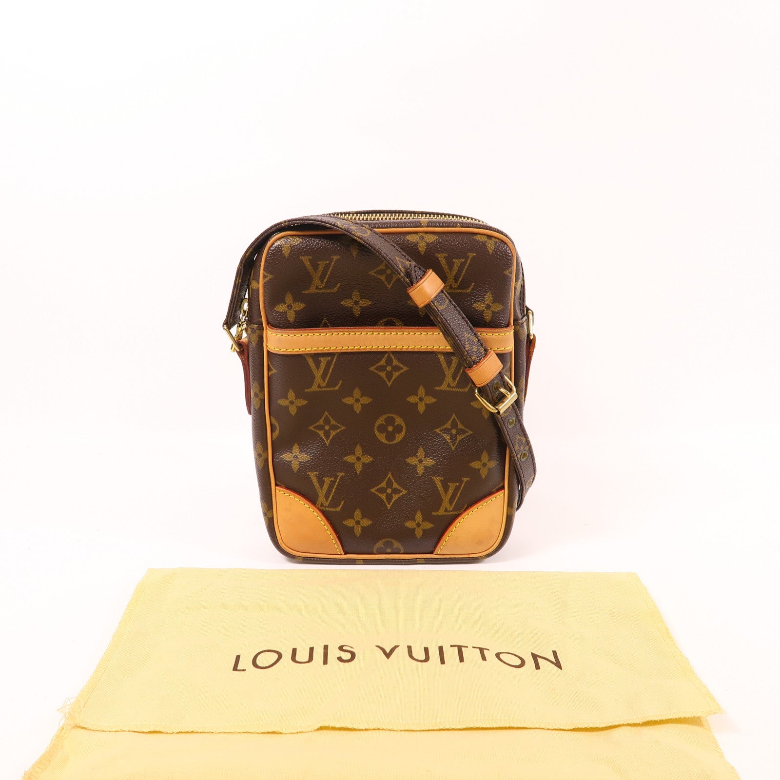 LOUIS VUITTON Monogram Danube金扣肩背袋
