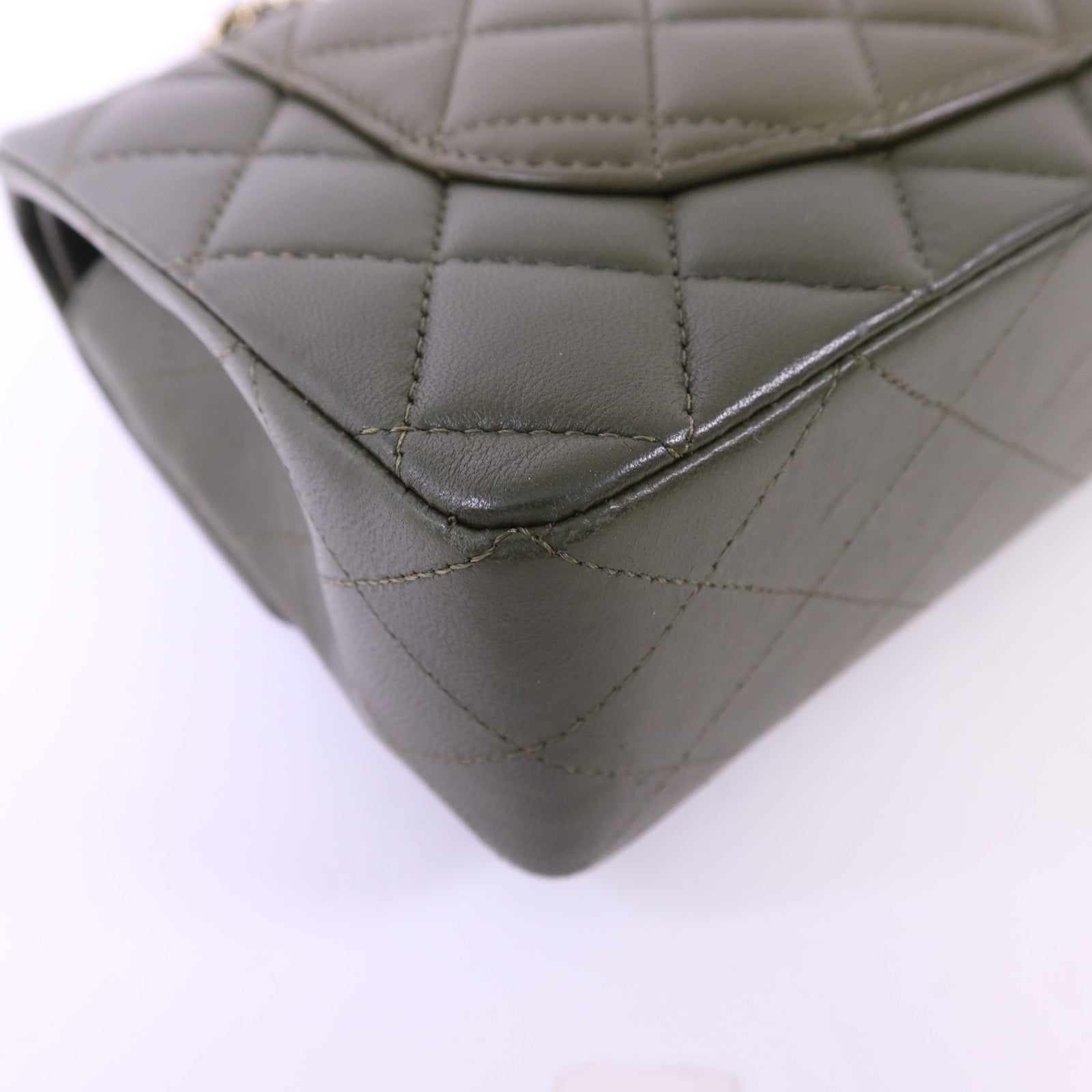 CHANEL 羊皮皮革Classic 23金扣鏈帶肩背袋
