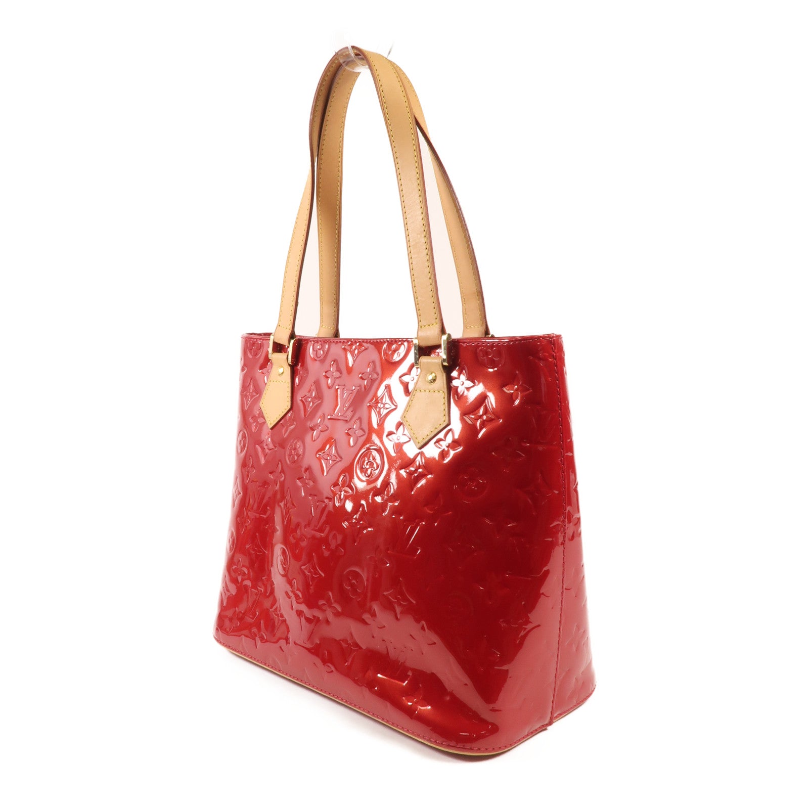 LOUIS VUITTON Vernis Houston Tote金扣手挽袋