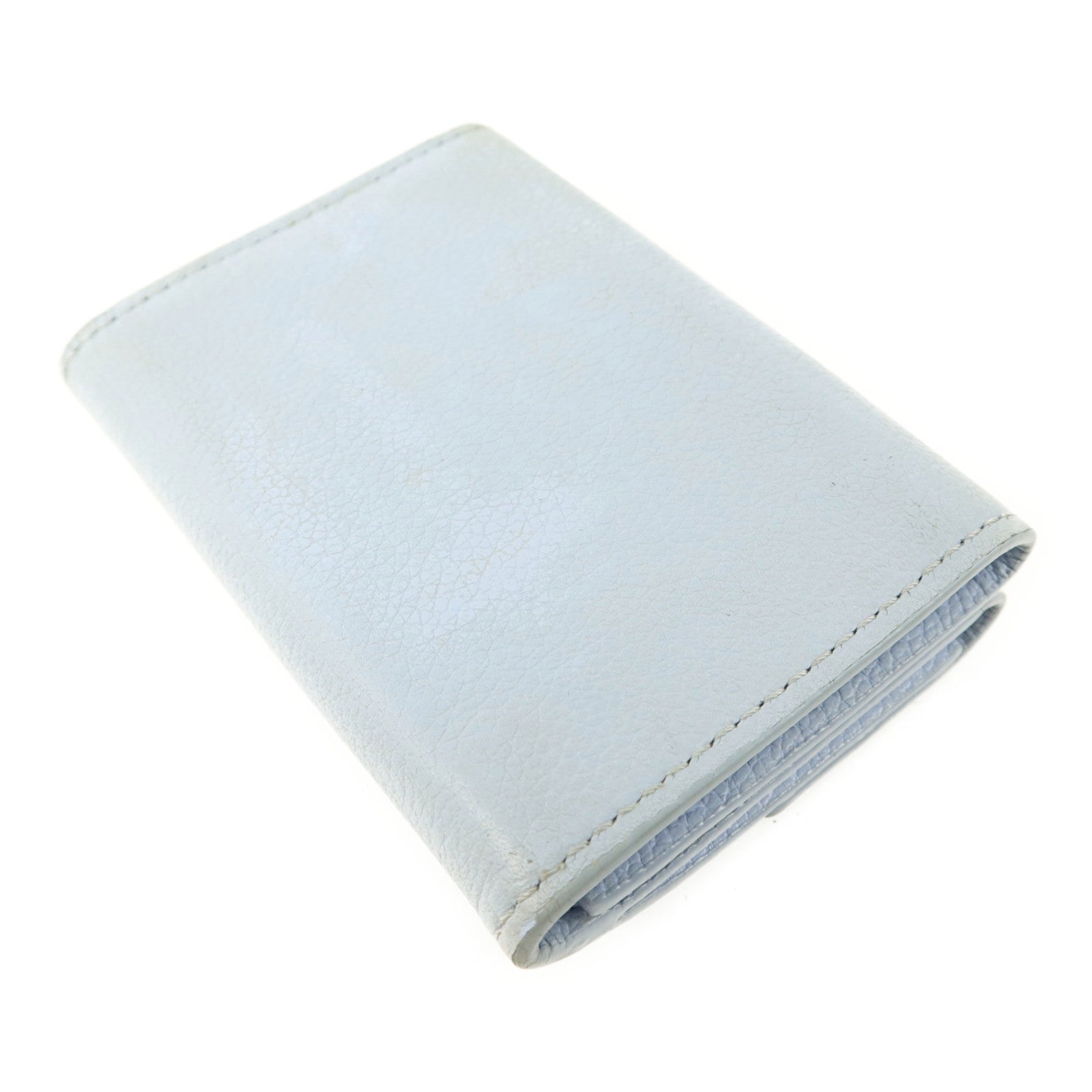 LOUIS VUITTON 牛皮皮革Lock Mini Fold Wallet金扣錢包