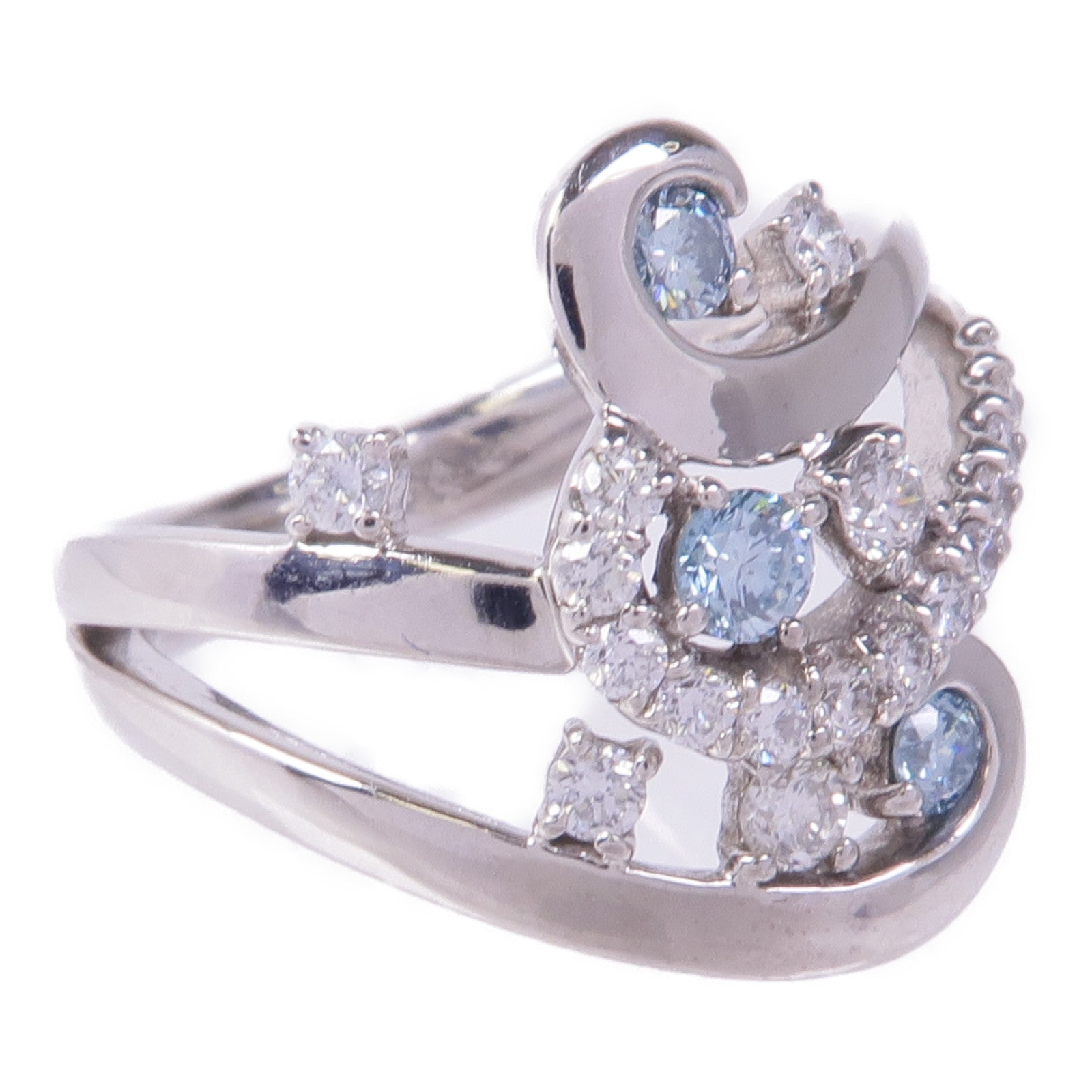 JEWELRY 18K白金Diamond Ring鑽石戒指US#6.75