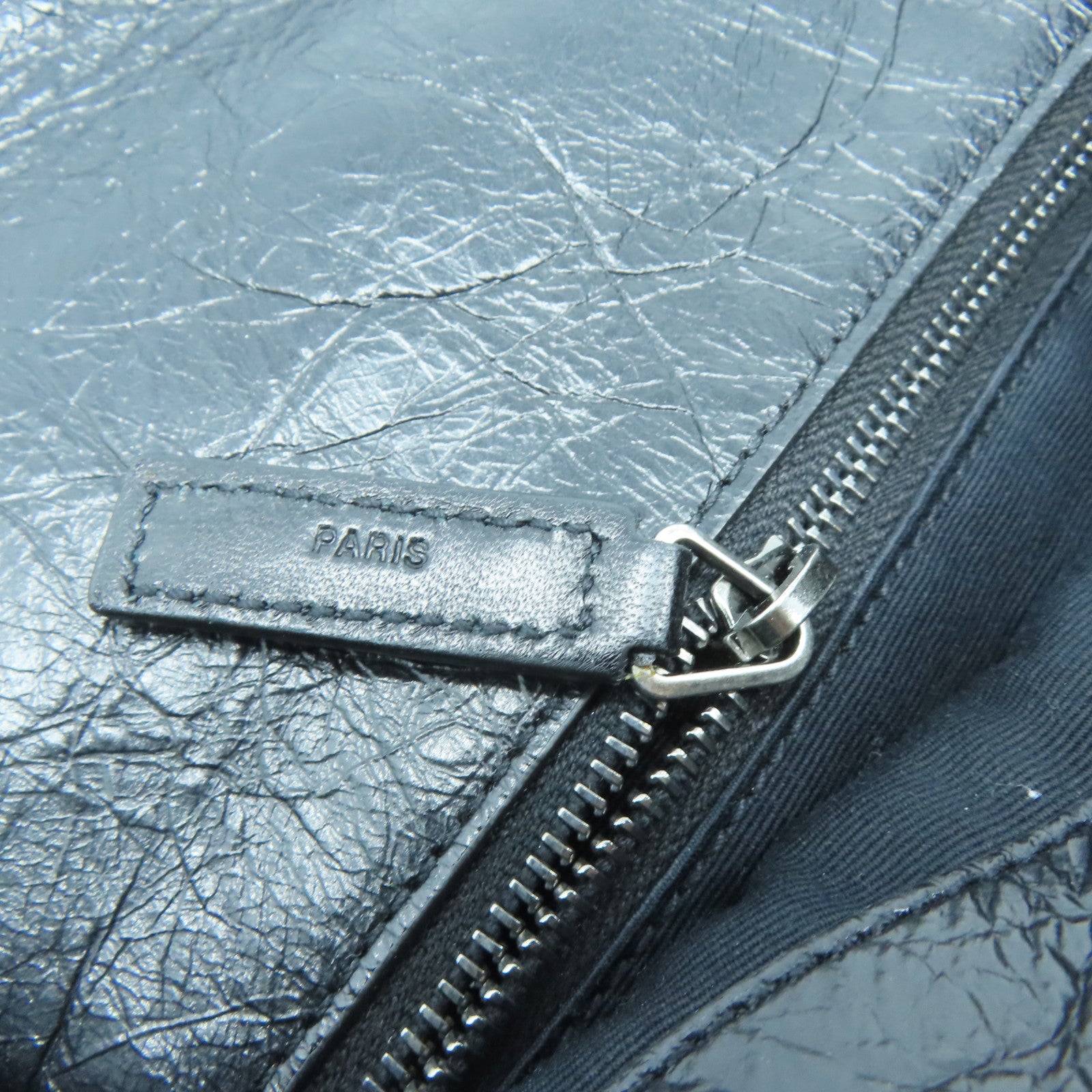 SAINT LAURENT 牛皮皮革Niki銀扣鏈帶肩背袋黑色
