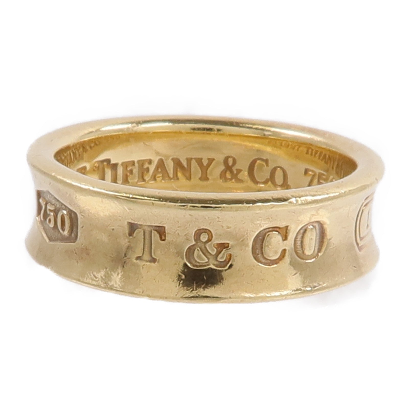 TIFFANY＆CO 18K黃金1837 Ring戒指