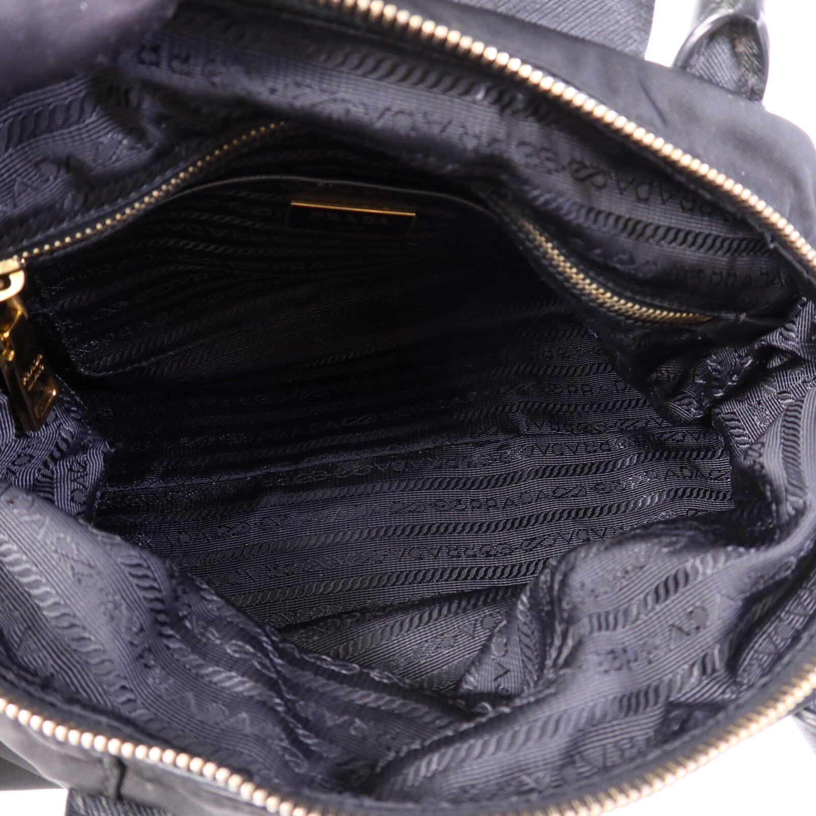 PRADA 尼龍2 Way Shoulder Bag金扣手挽肩背兩用袋