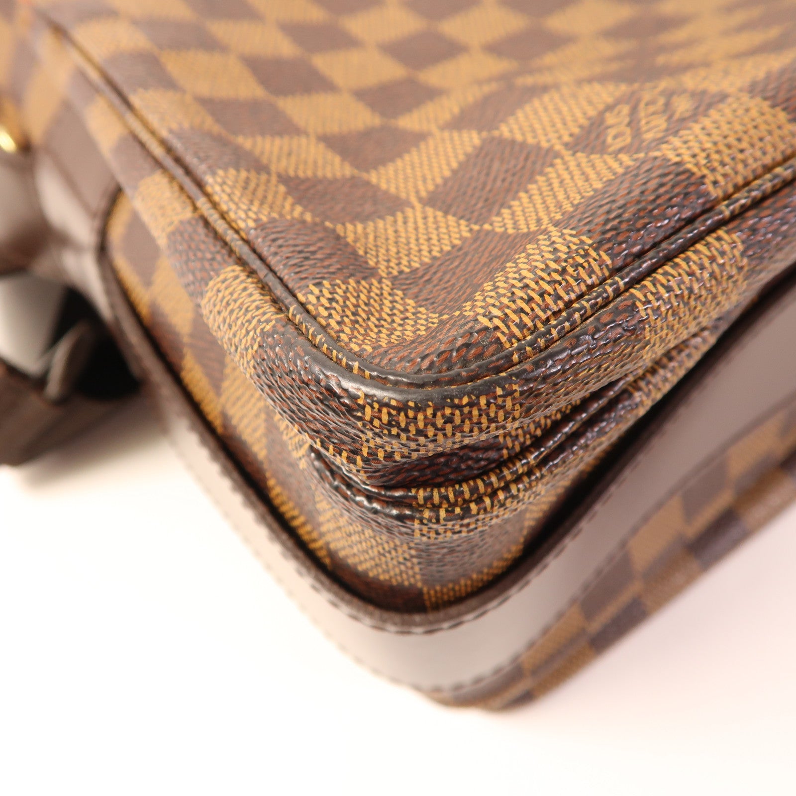 LOUIS VUITTON Damier Naviglio金扣肩背袋