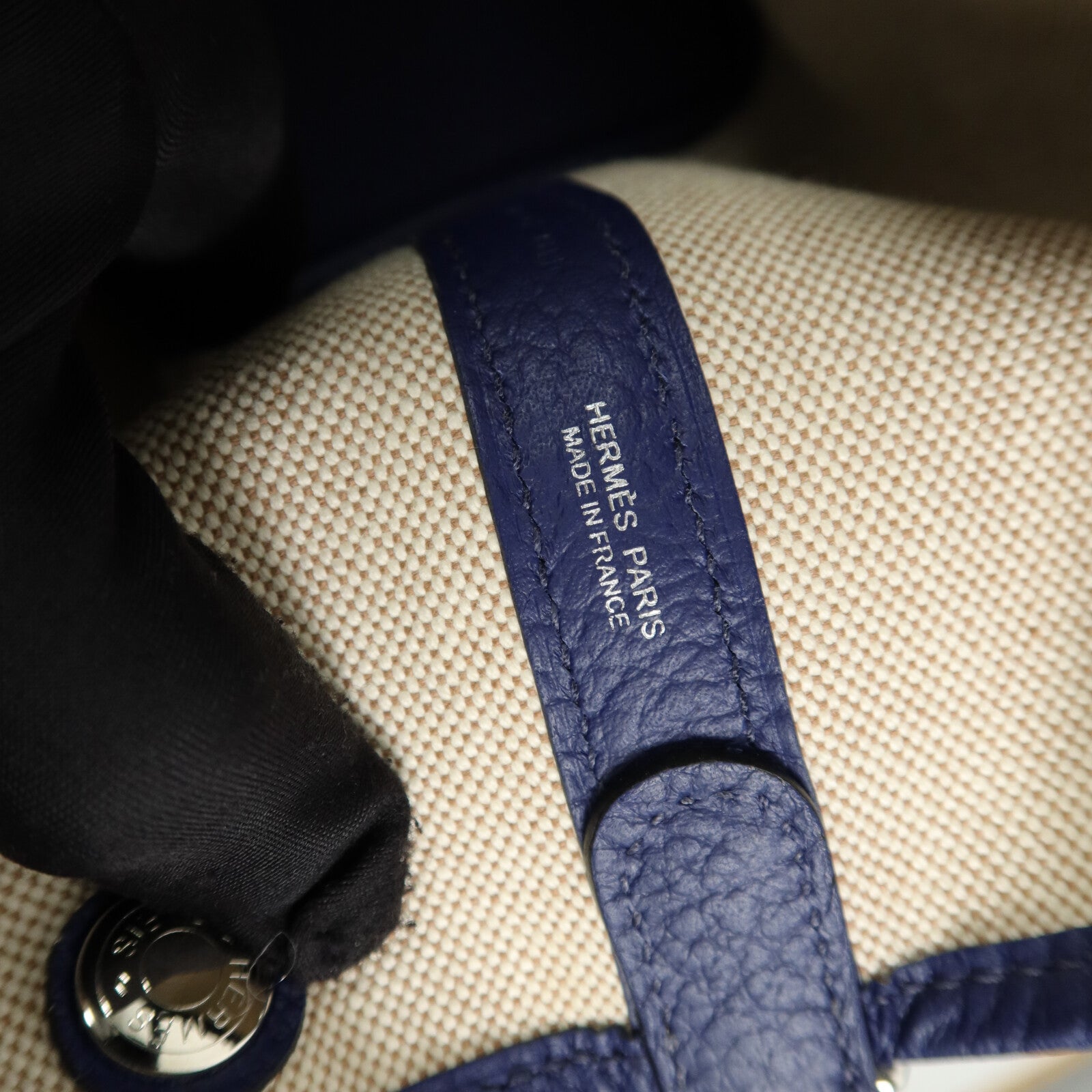 HERMES Canvas/Negonda皮革Garden Party PM Pocket手挽肩背兩用袋Multi Color