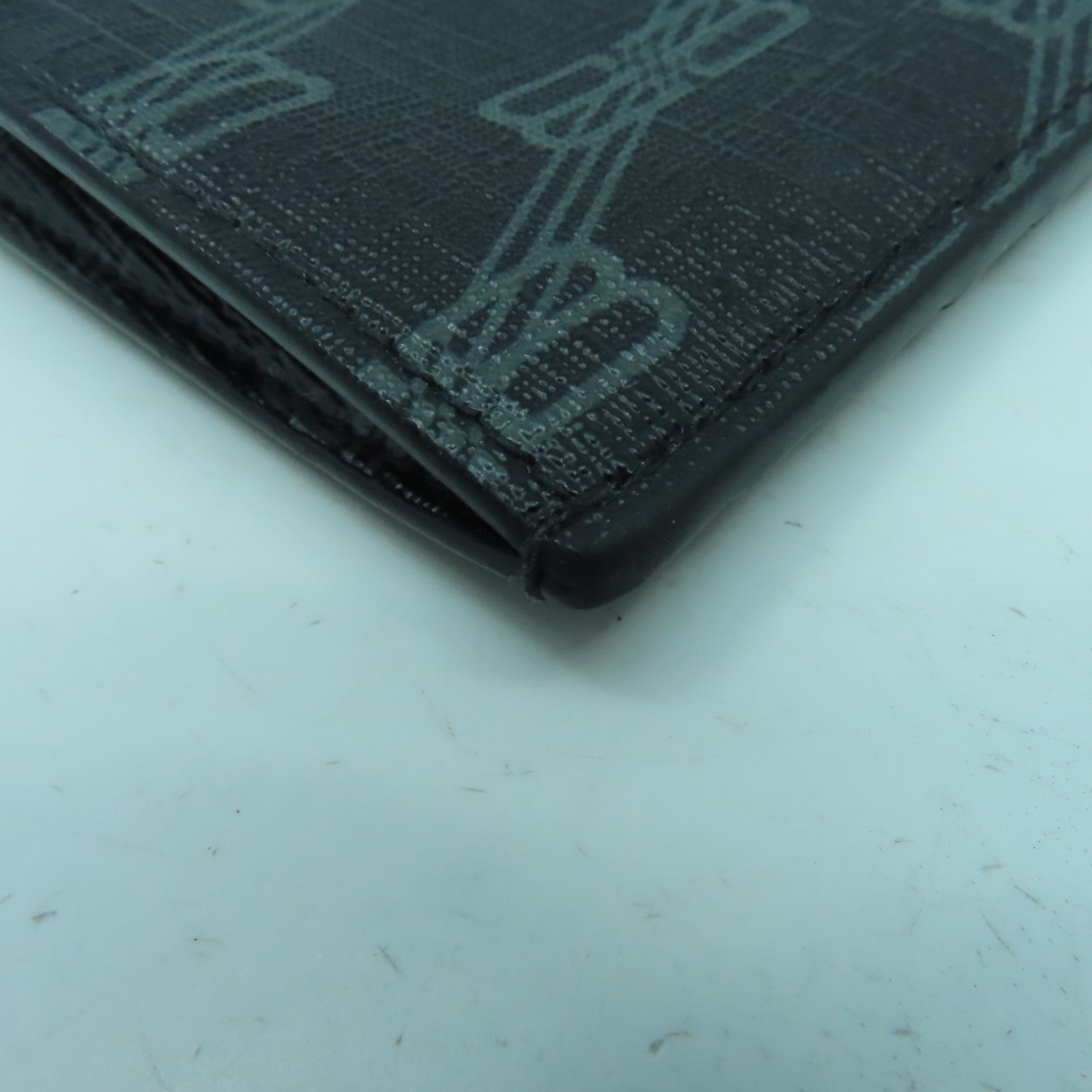 BALENCIAGA 【激減優惠】塗層帆布Card Case銀扣卡片套黑色