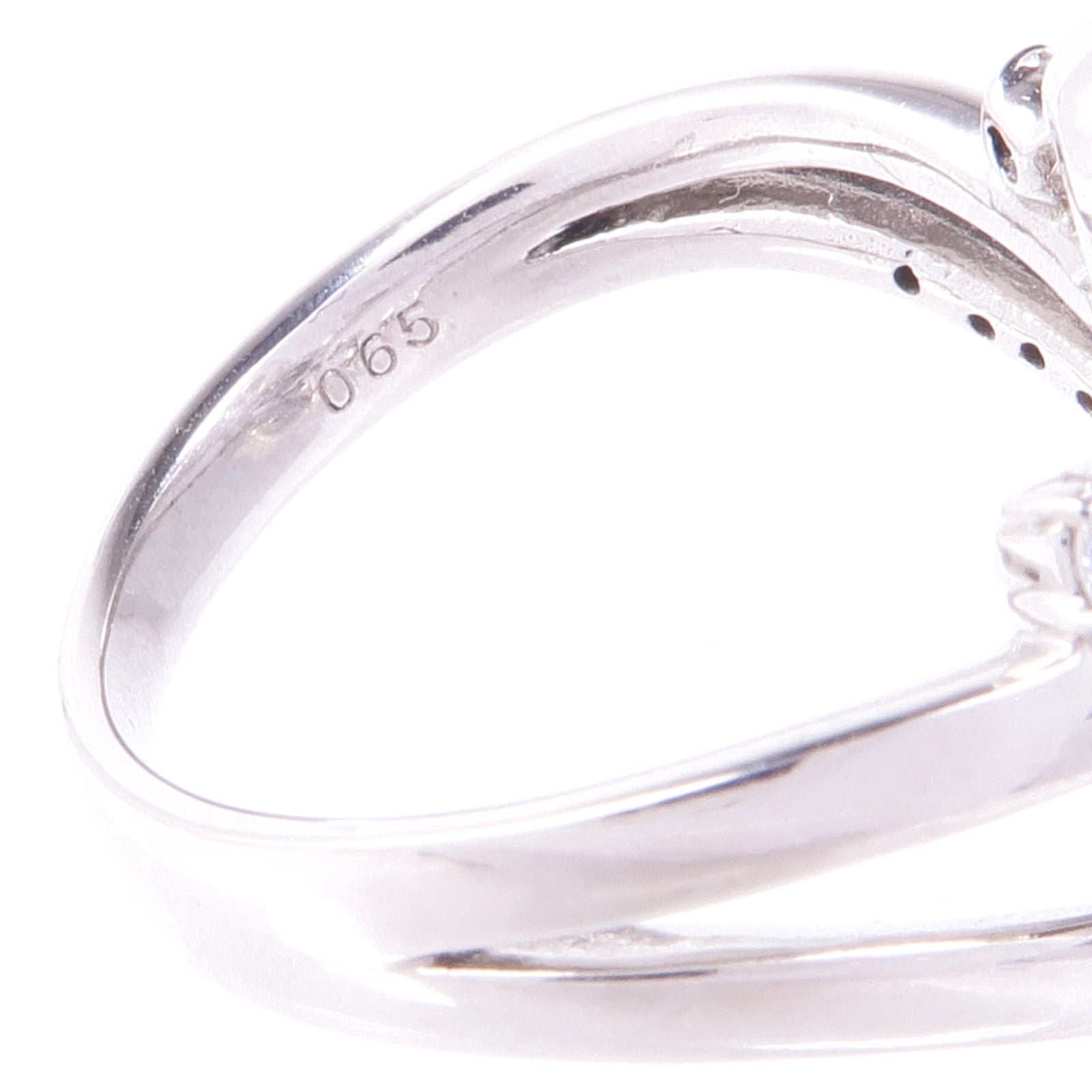 JEWELRY 18K白金Diamond Ring鑽石戒指US#6.75