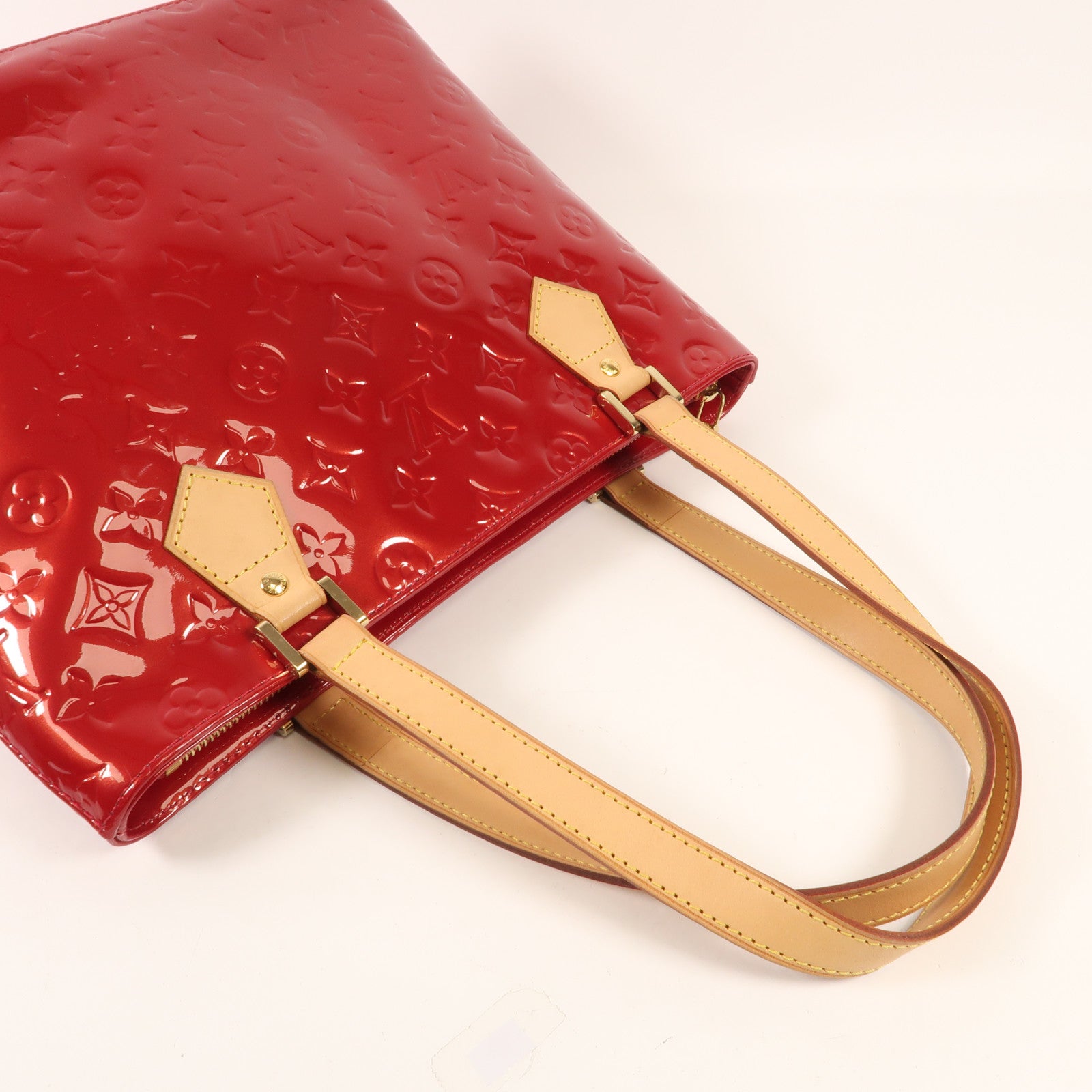 LOUIS VUITTON Vernis Houston Tote金扣手挽袋