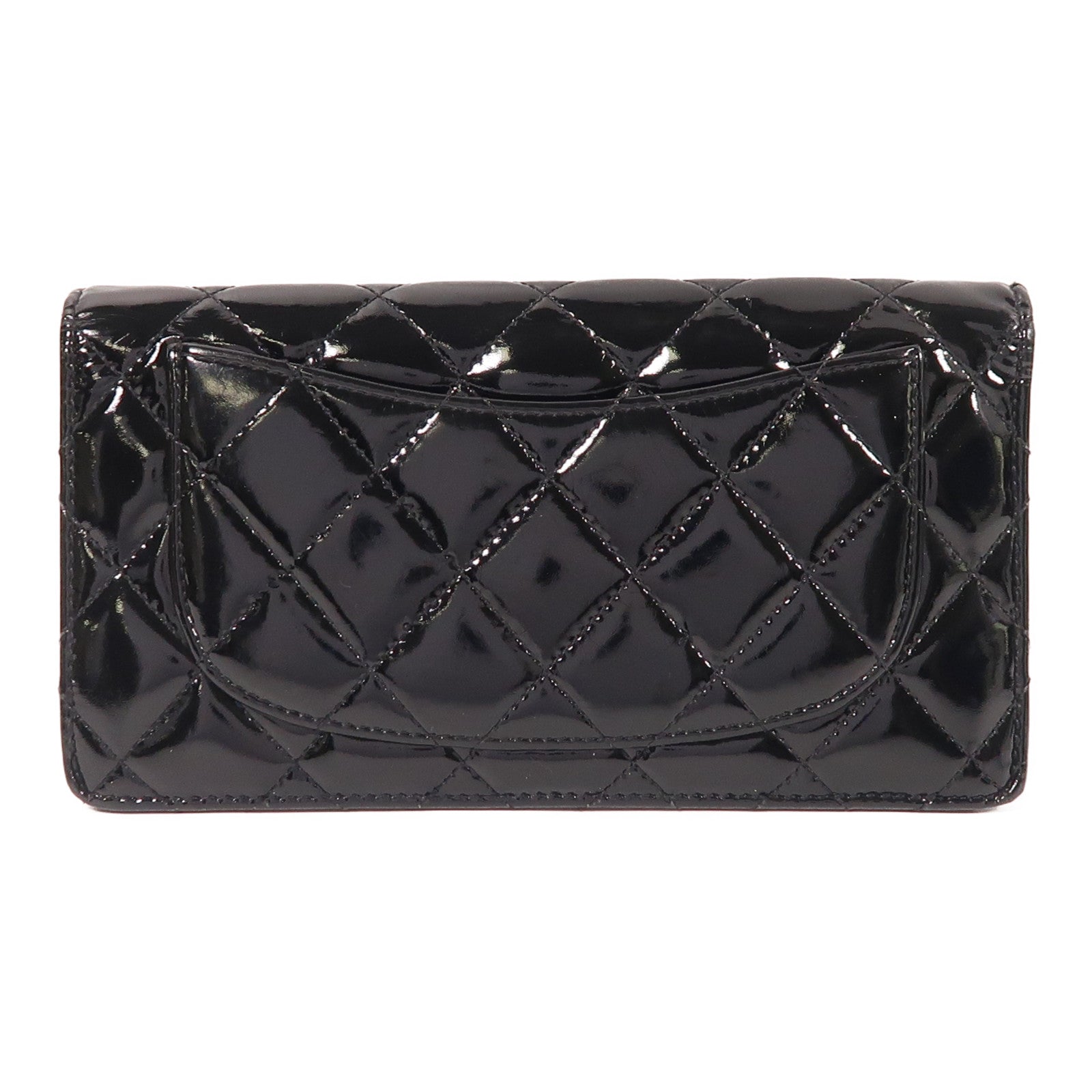 CHANEL 漆皮皮革Long Wallet長錢包