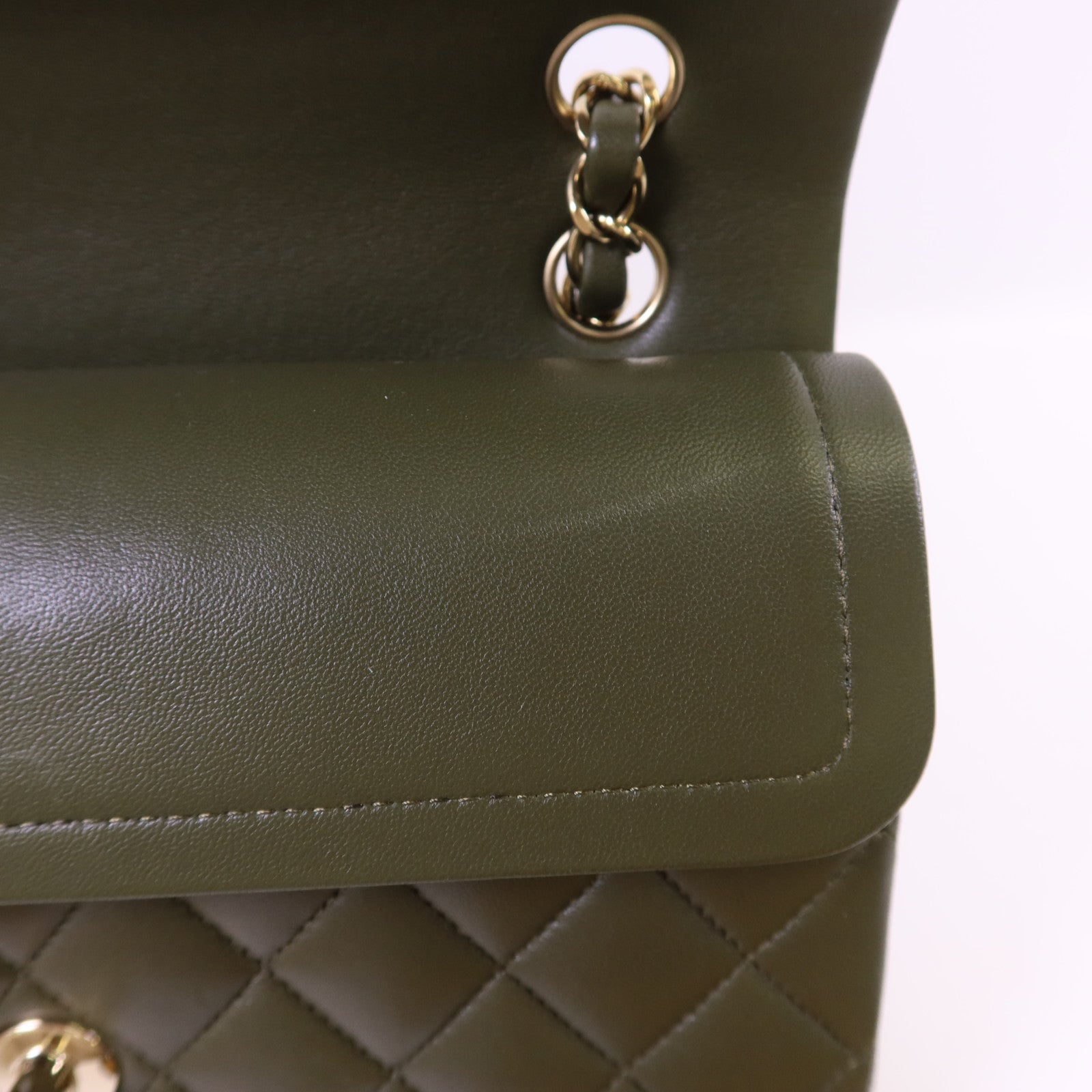 CHANEL 羊皮皮革Classic 23金扣鏈帶肩背袋
