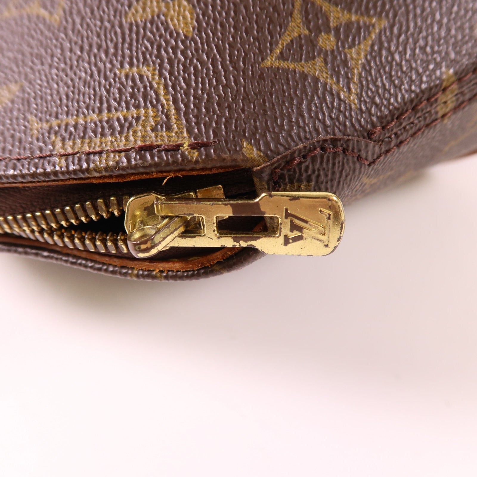 LOUIS VUITTON LV GHW Ellipse MM Hand Bag M51126 Monogram Brown