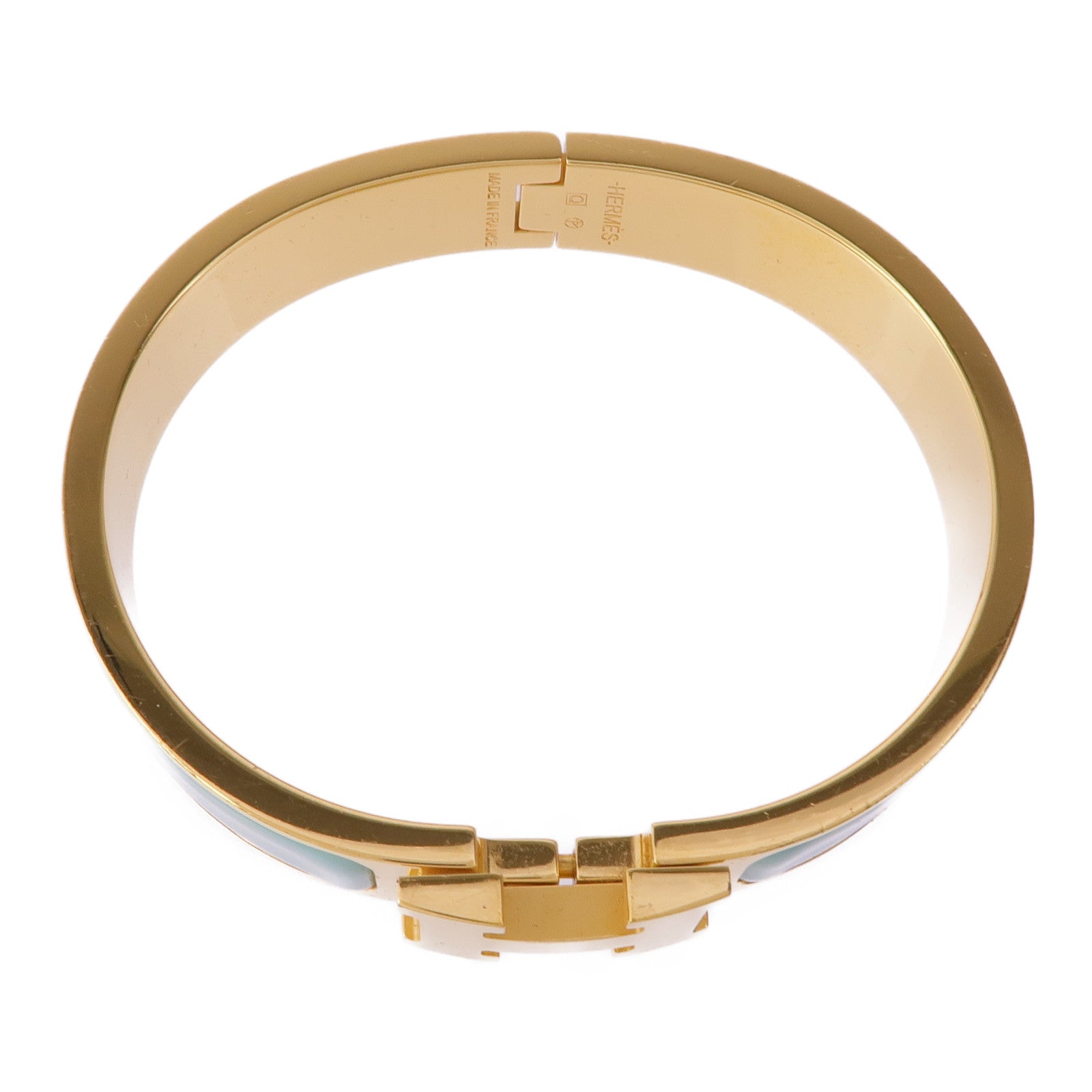 HERMES 琺瑯/金屬Clic H手鐲