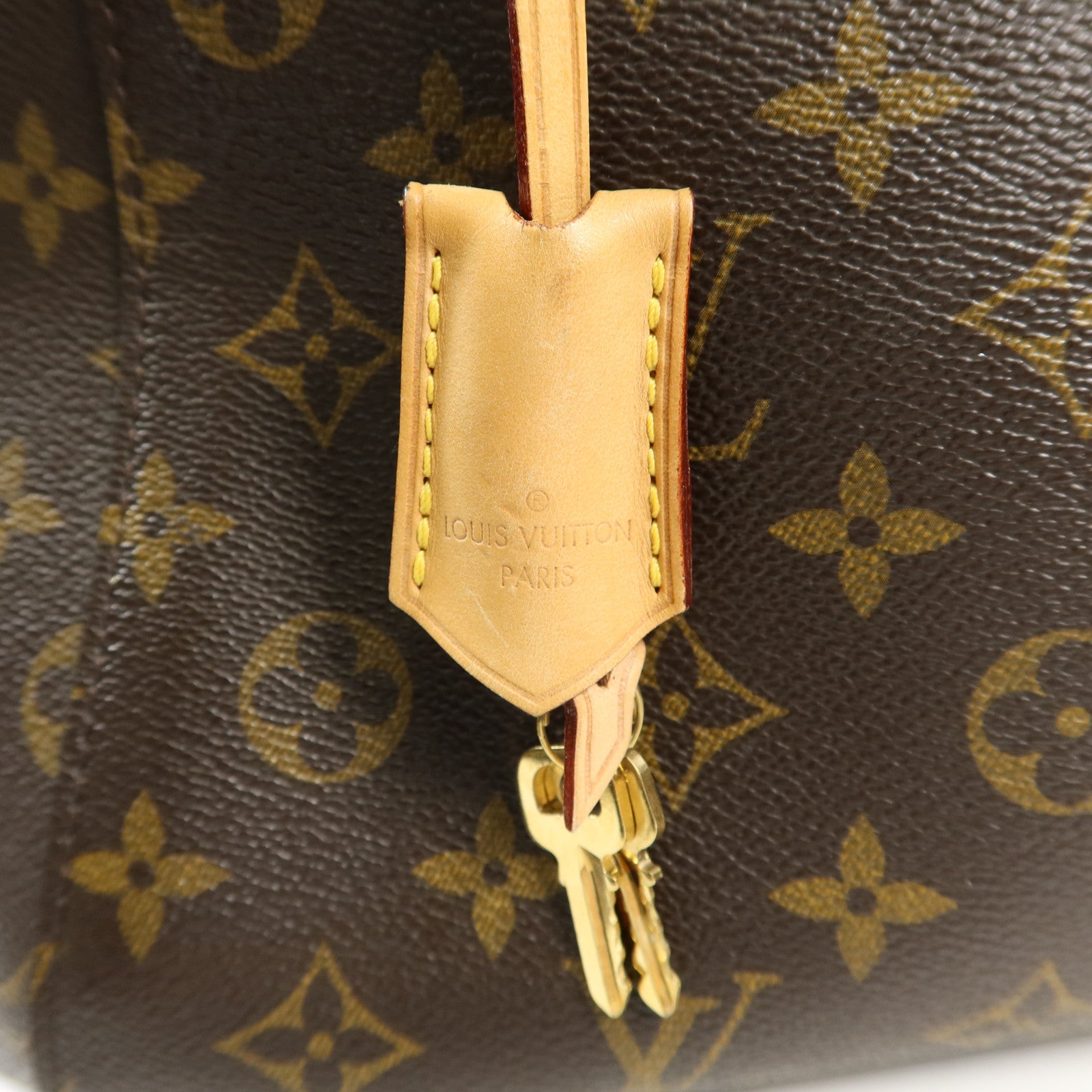 LOUIS VUITTON Monogram Montaigne MM金扣手挽肩背兩用袋
