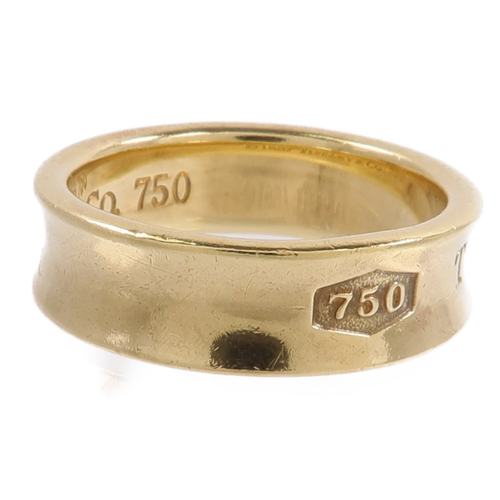TIFFANY＆CO 18K黃金1837 Ring戒指