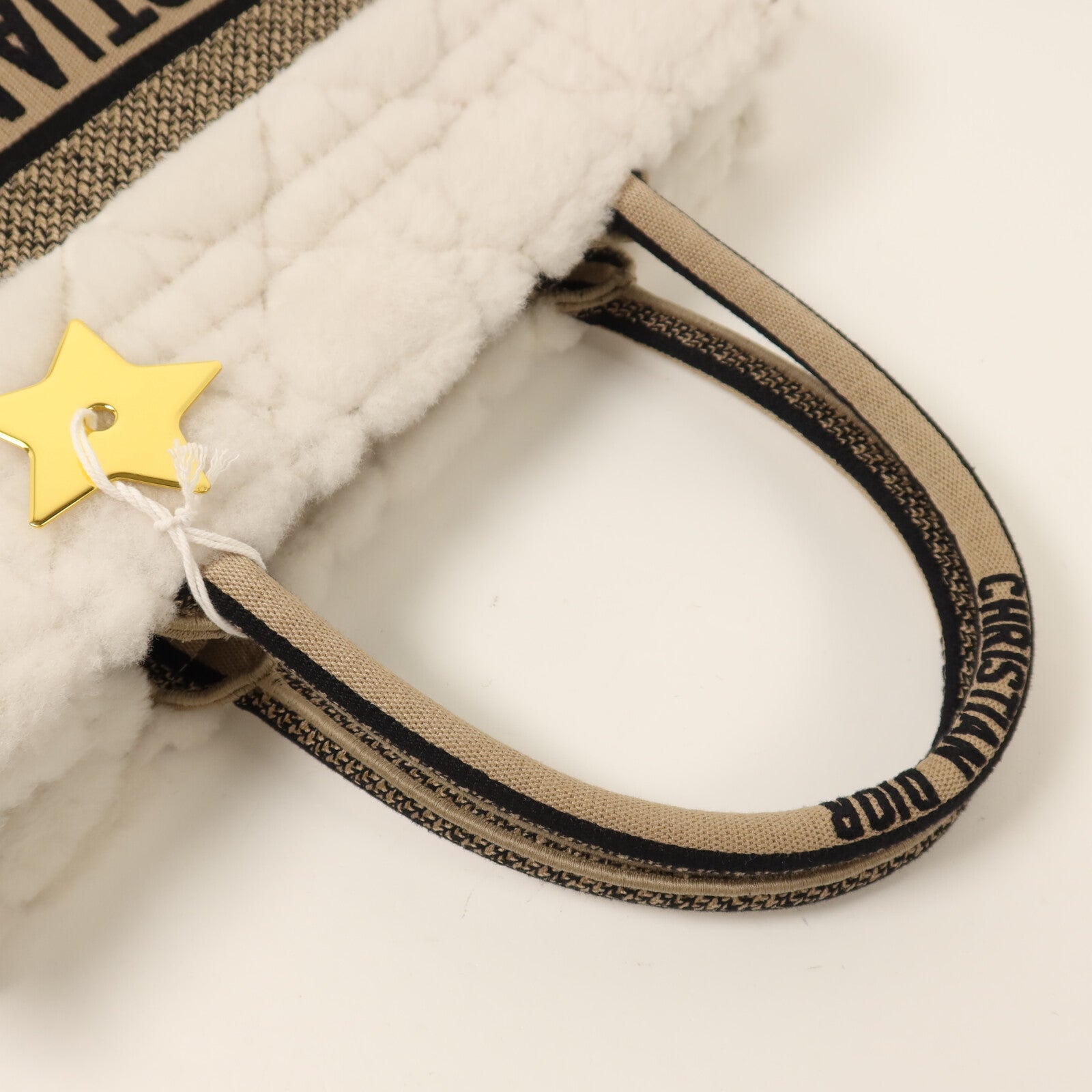 Dior 羊毛/帆布Book Tote Medium手挽袋