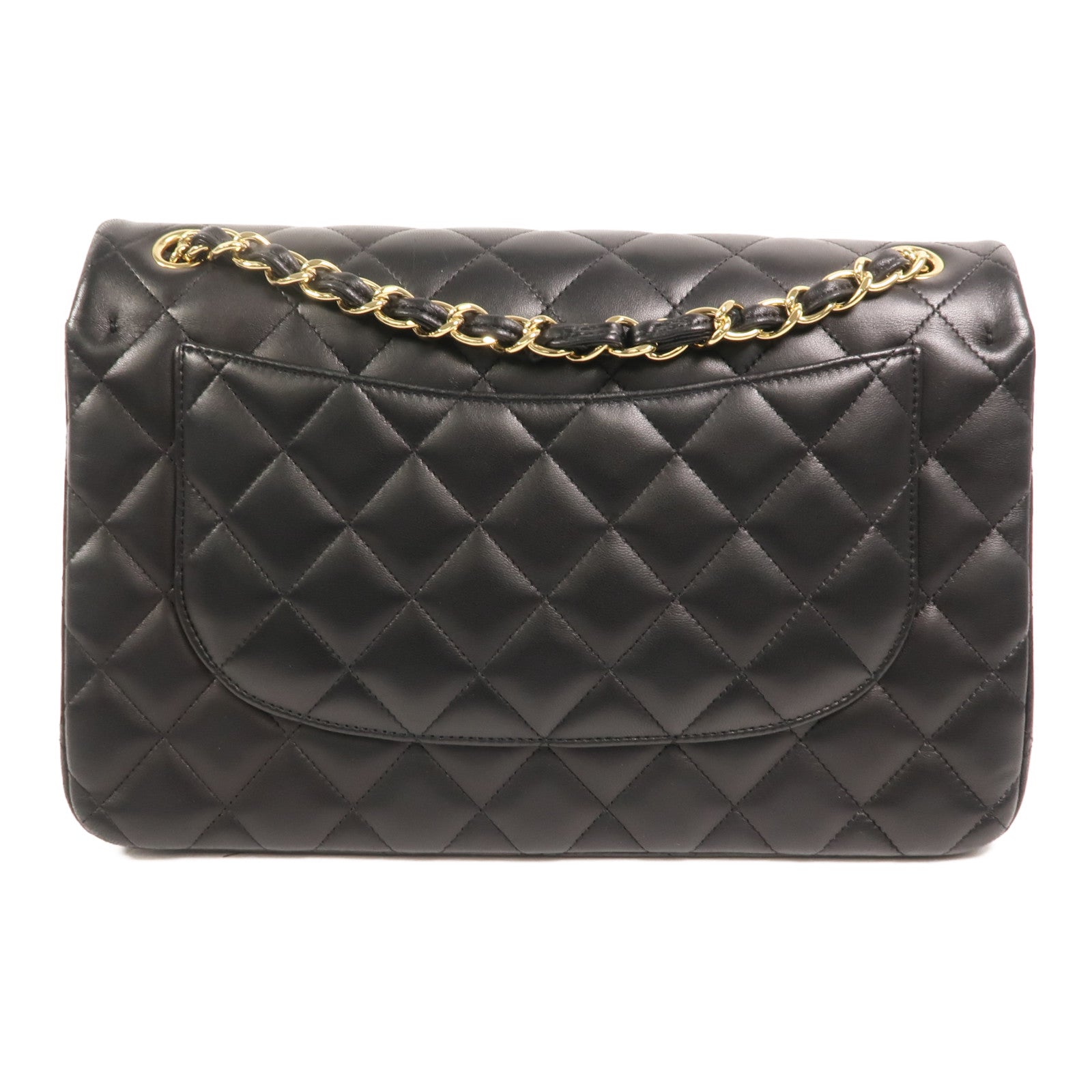 CHANEL 羊皮皮革Classic Jumbo鏈帶肩背袋