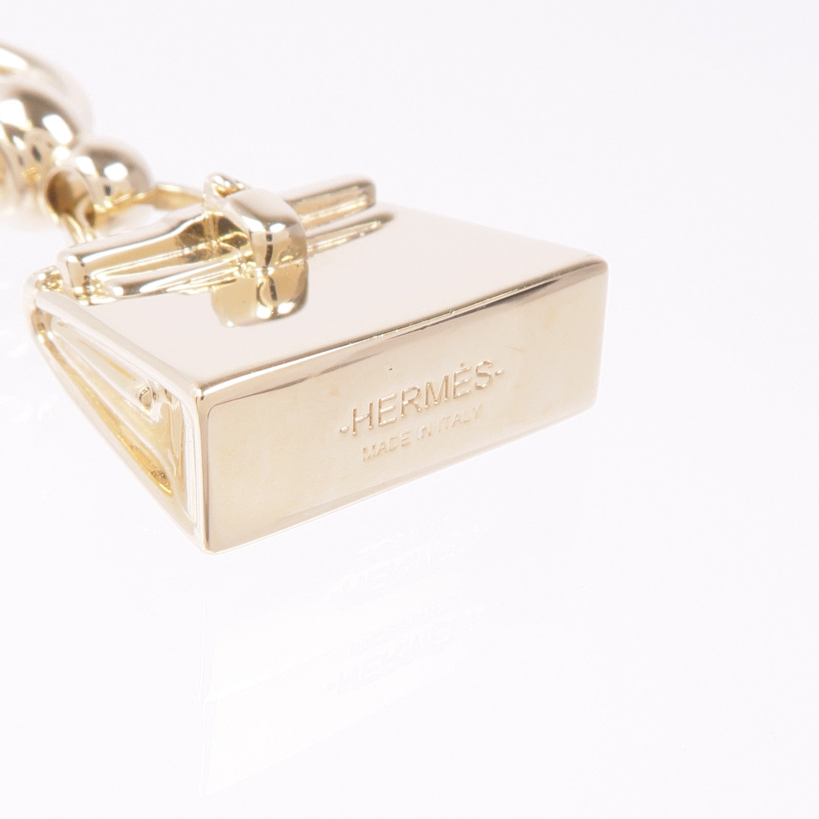HERMES 金屬Mini Kelly Twilly Ring絲巾扣