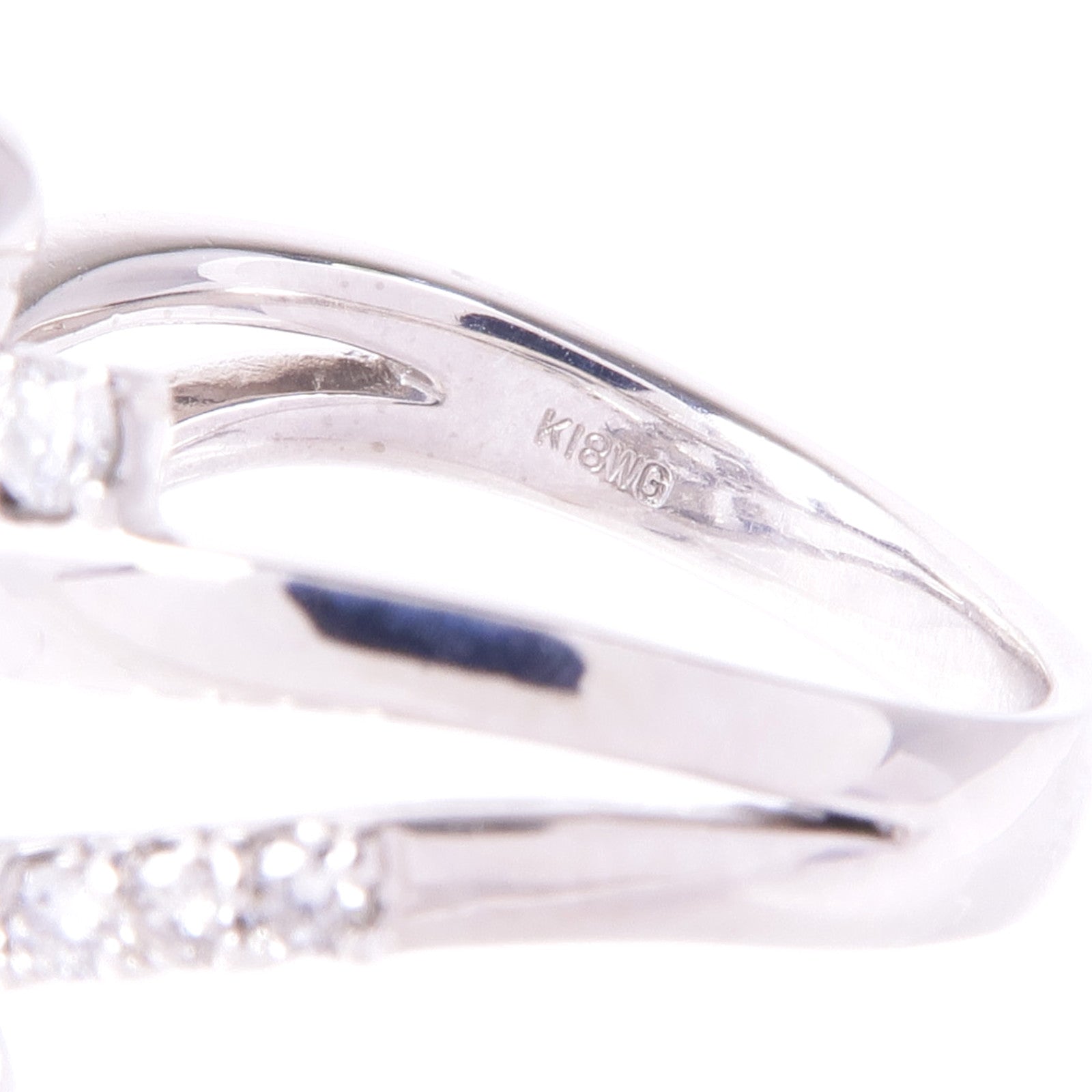 JEWELRY 18K白金Diamond Ring鑽石戒指US#6.75