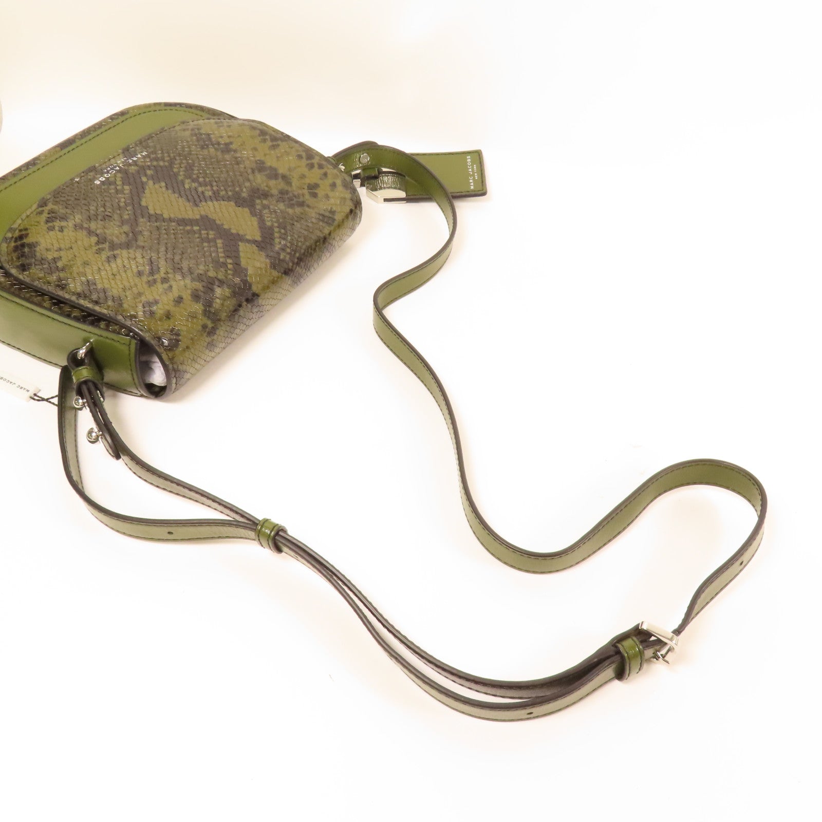 MARC JACOBS 牛皮皮革Shoulder Bag銀扣肩背袋