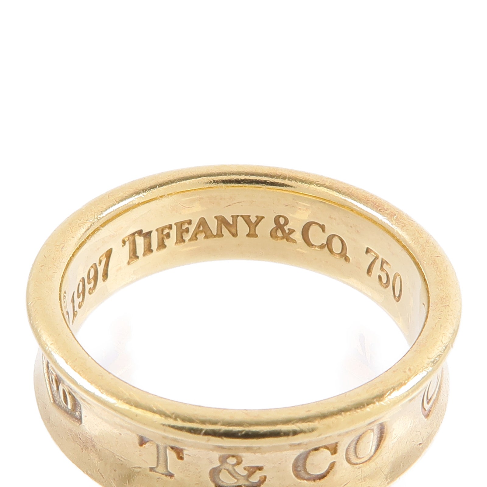 TIFFANY＆CO 18K黃金1837 Ring戒指
