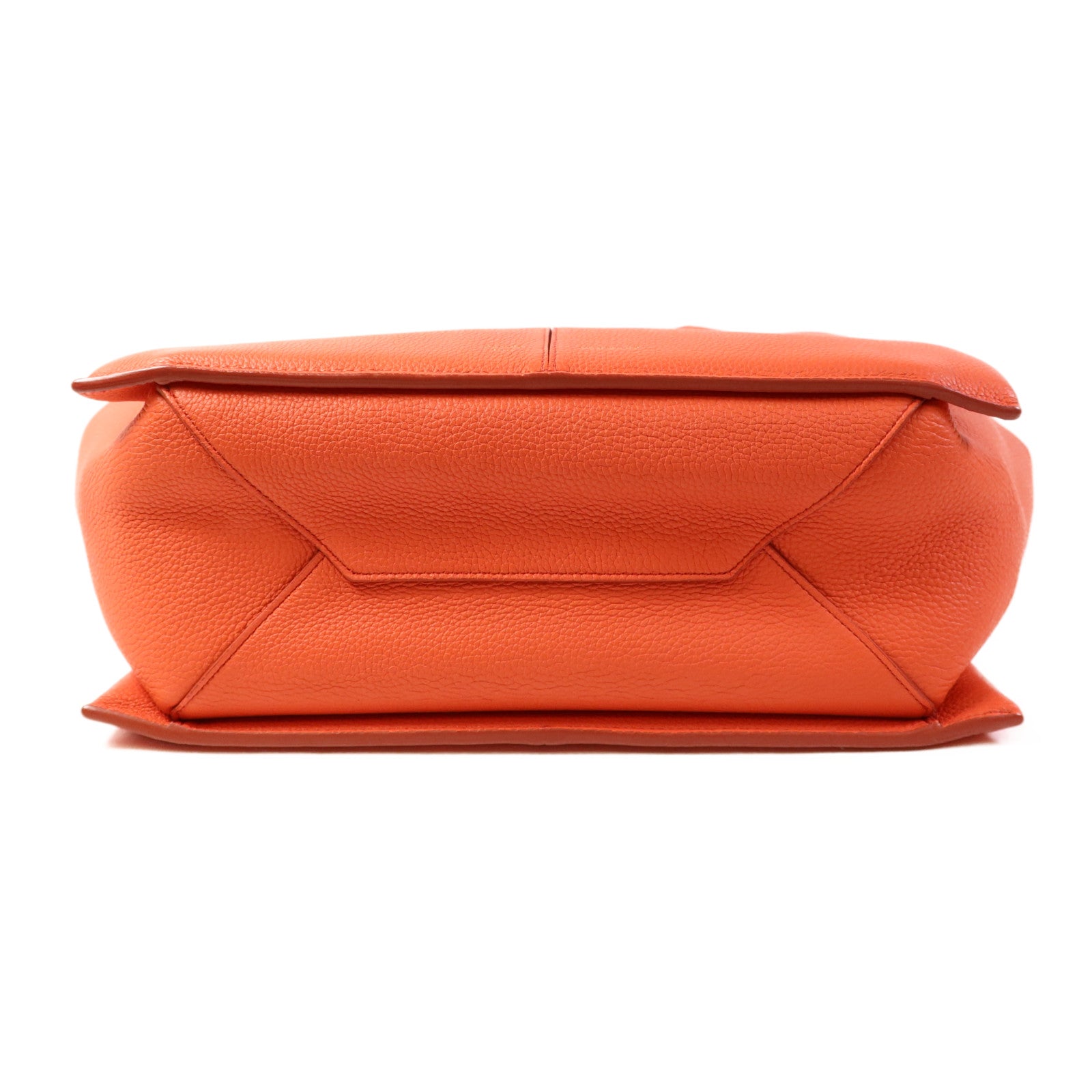 CELINE 牛皮皮革Tri-Fold金扣肩背袋