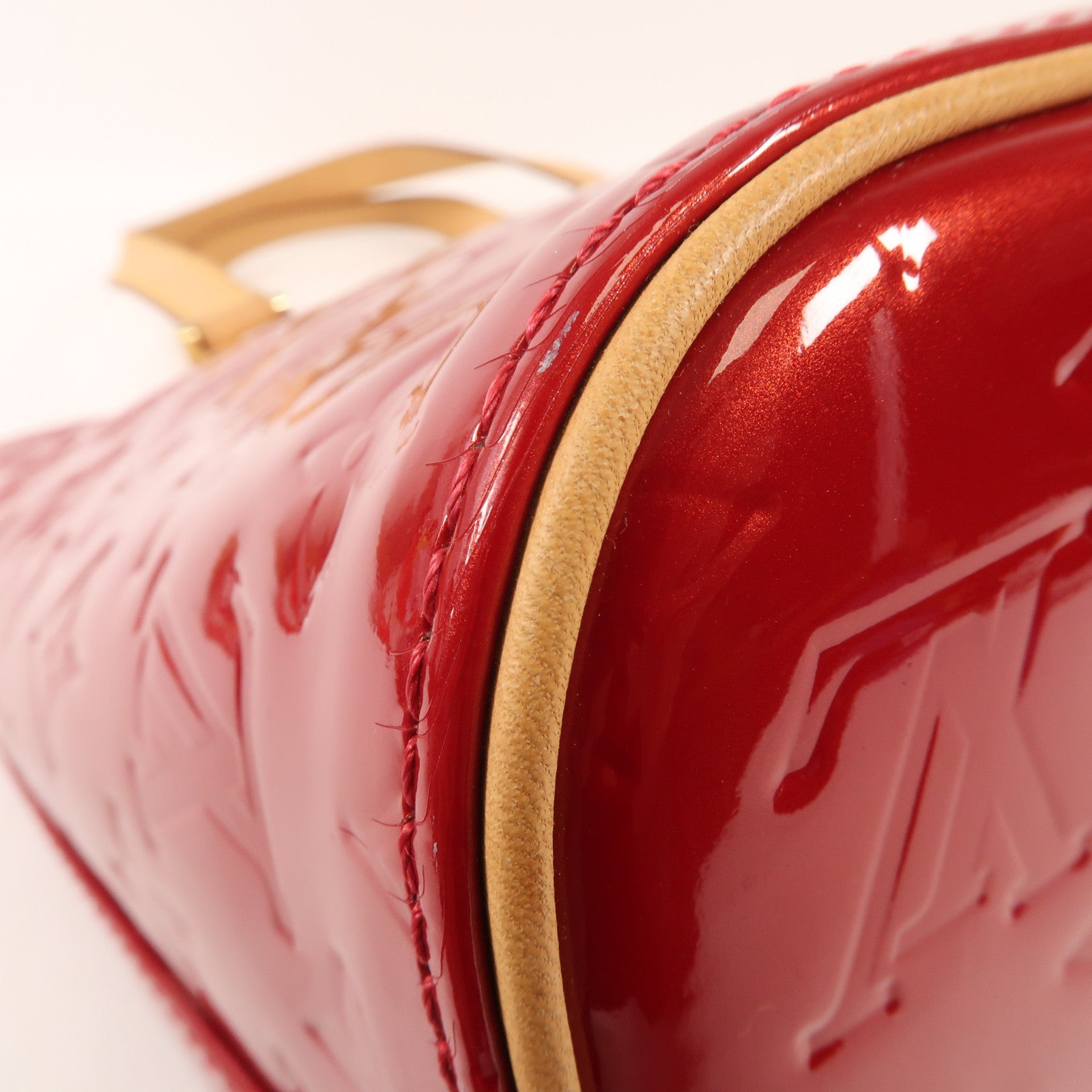 LOUIS VUITTON Vernis Houston Tote金扣手挽袋