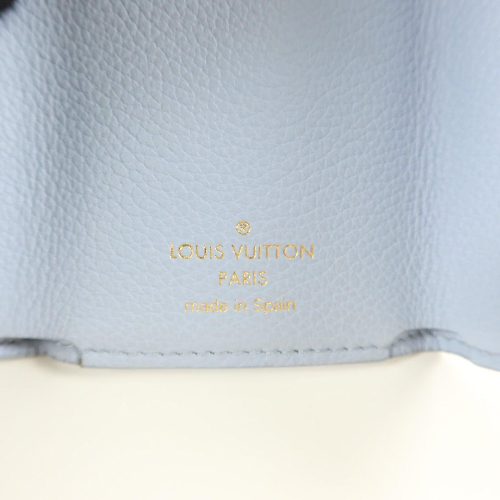 LOUIS VUITTON 牛皮皮革Lock Mini Fold Wallet金扣錢包