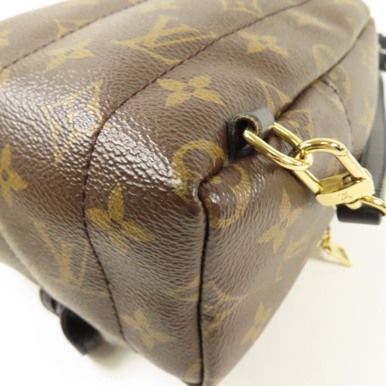 LOUIS VUITTON LV GHW Palm Spring Mini Backpack Monogram M44873 Brown