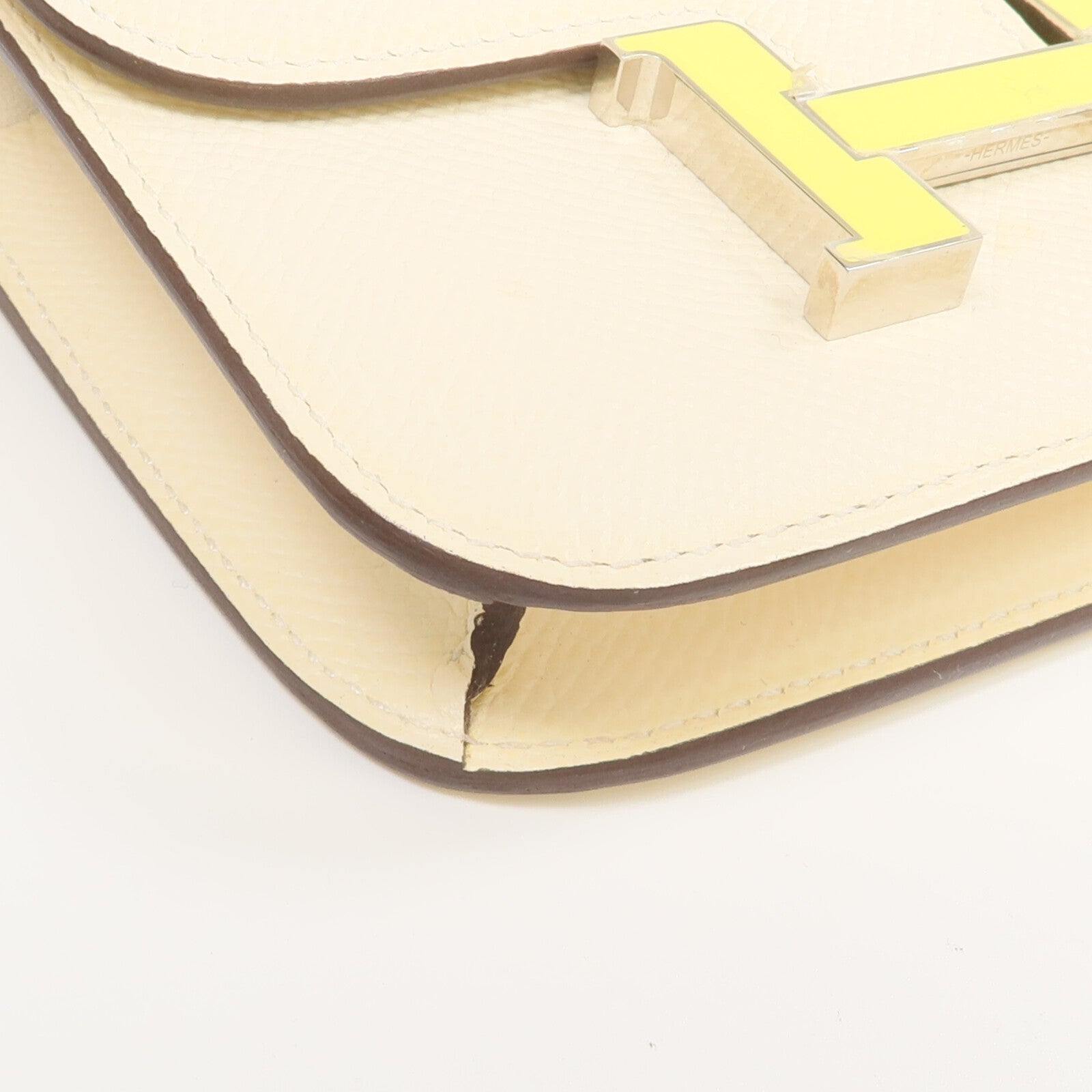 HERMES Epsom皮革Constance Slim Wallet錢包Nata