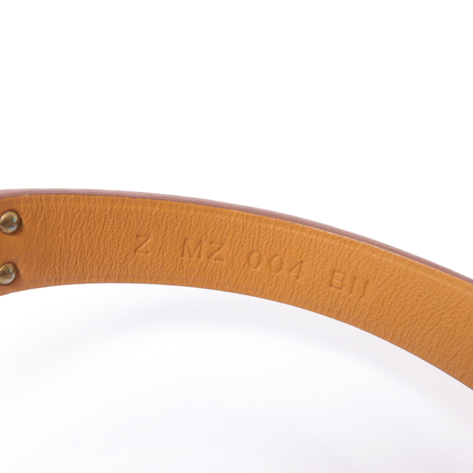 HERMES Swift皮革Mini Kelly Double Tour Bracelet金扣手鐲Rose Sakura/粉紅色