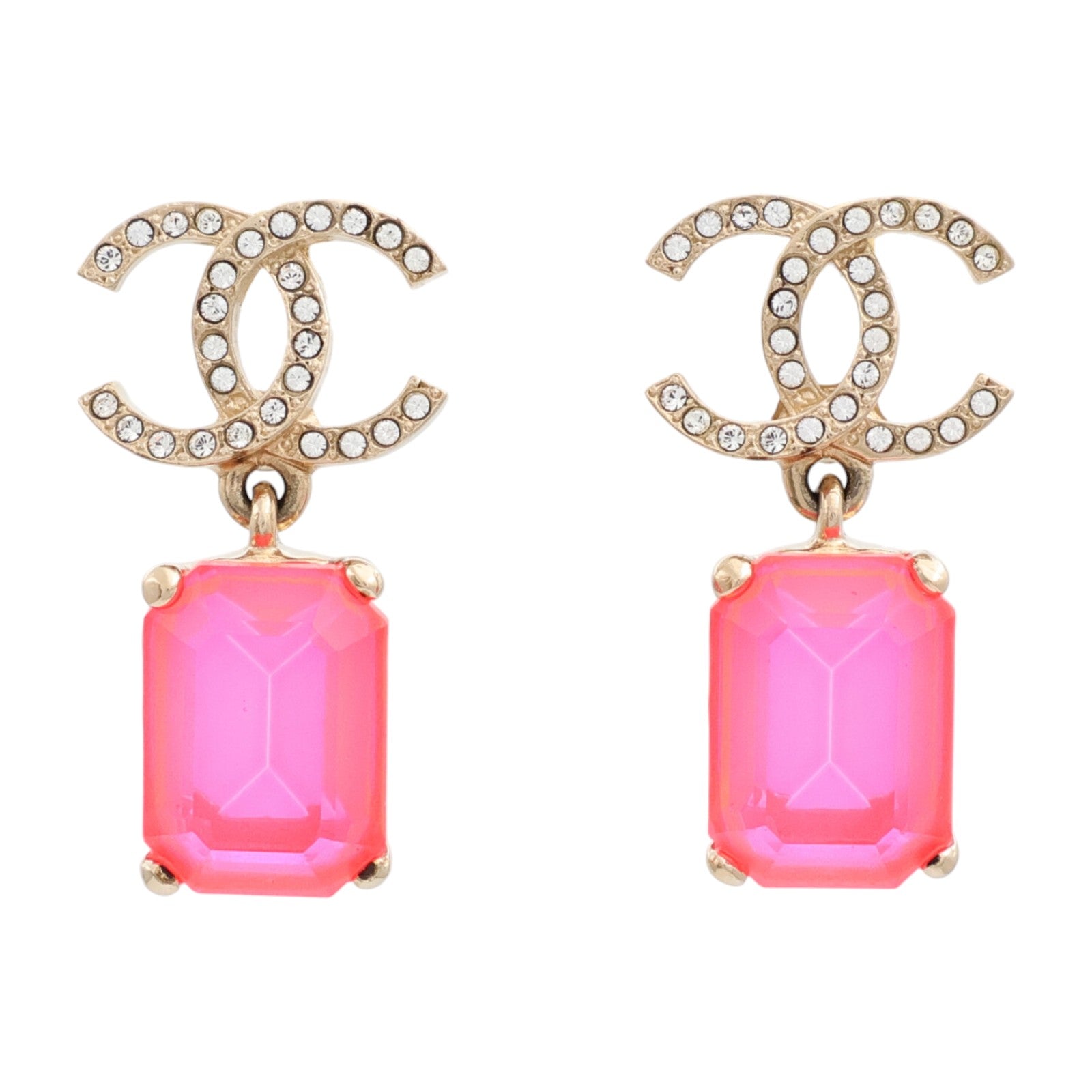 CHANEL 金屬/PVC Earrings耳環