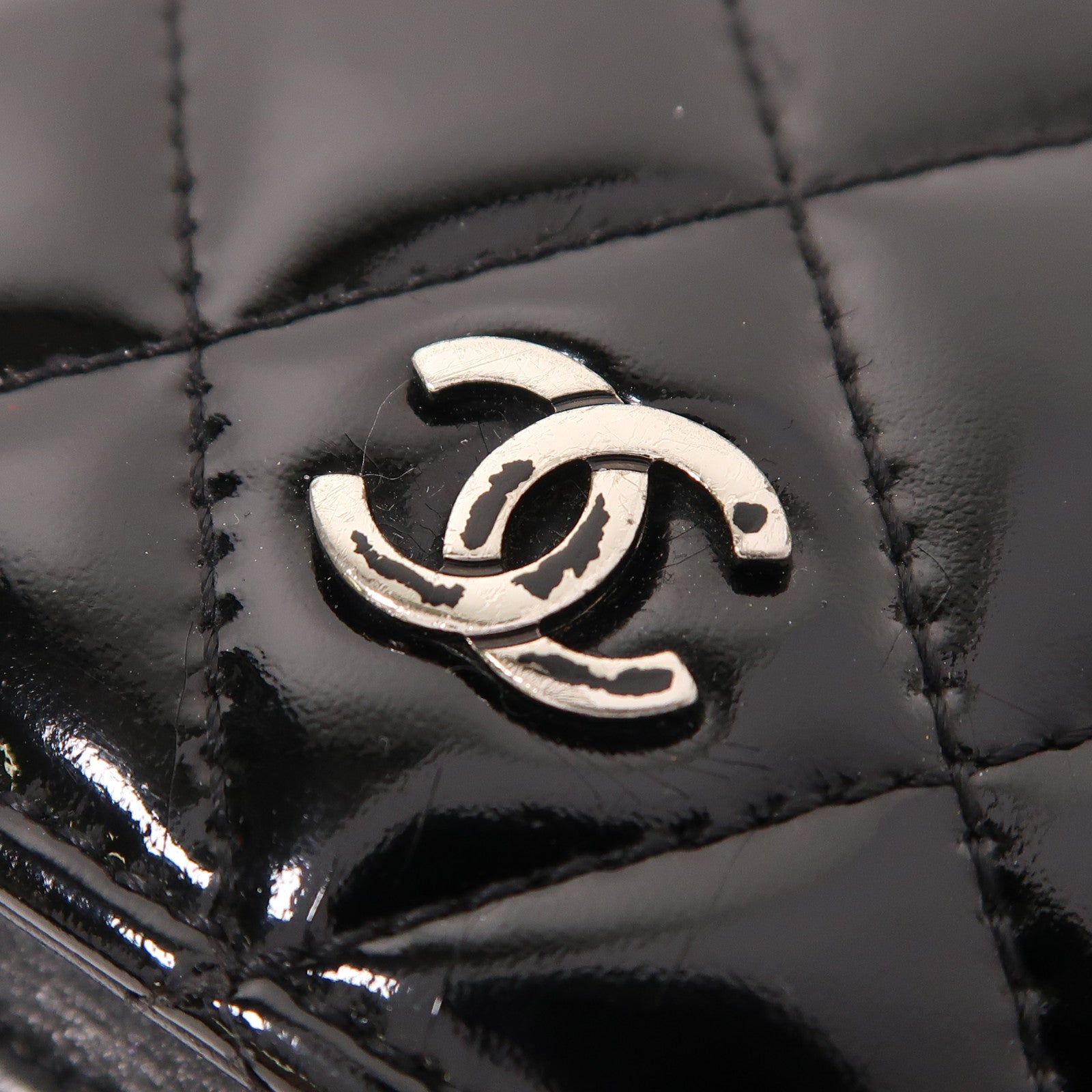 CHANEL 漆皮皮革Long Wallet長錢包