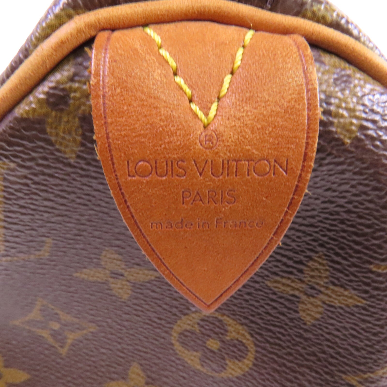 LOUIS VUITTON Monogram Speedy 30金扣手挽袋