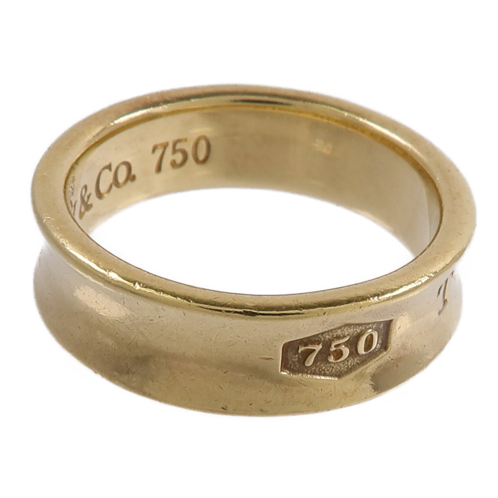 TIFFANY＆CO 18K黃金1837 Ring戒指