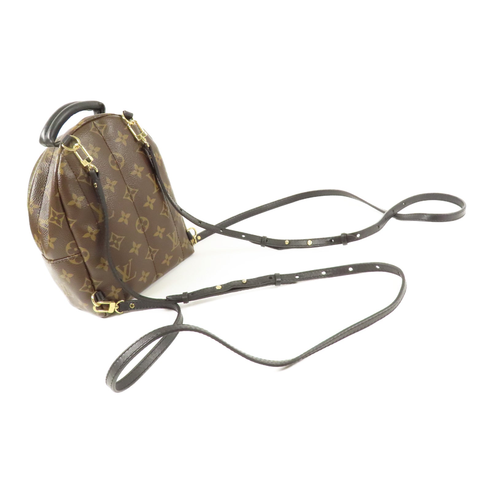 LOUIS VUITTON LV GHW Palm Spring Mini Backpack Monogram M44873 Brown