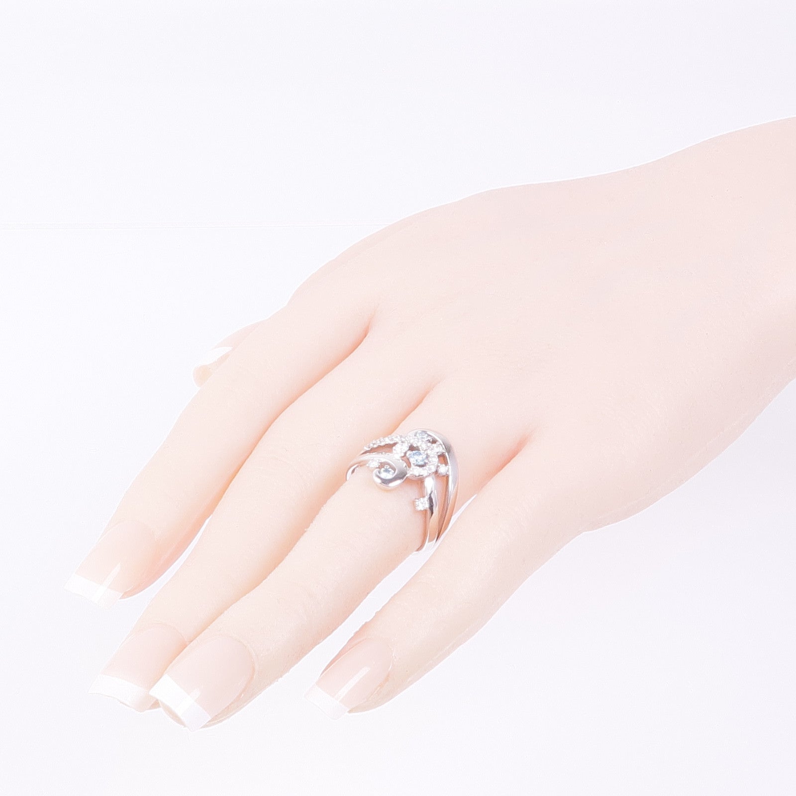 JEWELRY 18K白金Diamond Ring鑽石戒指US#6.75