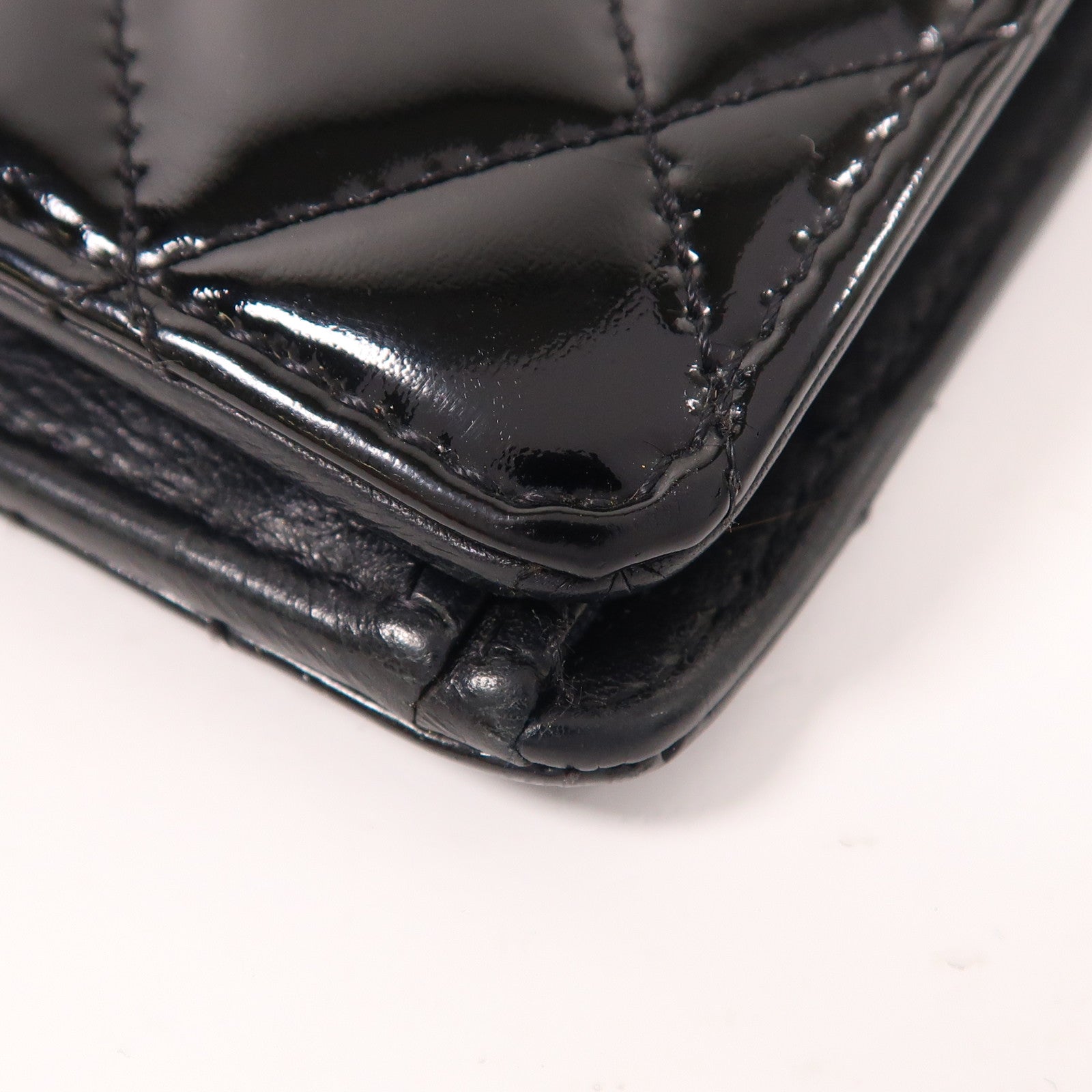 CHANEL 漆皮皮革Long Wallet長錢包