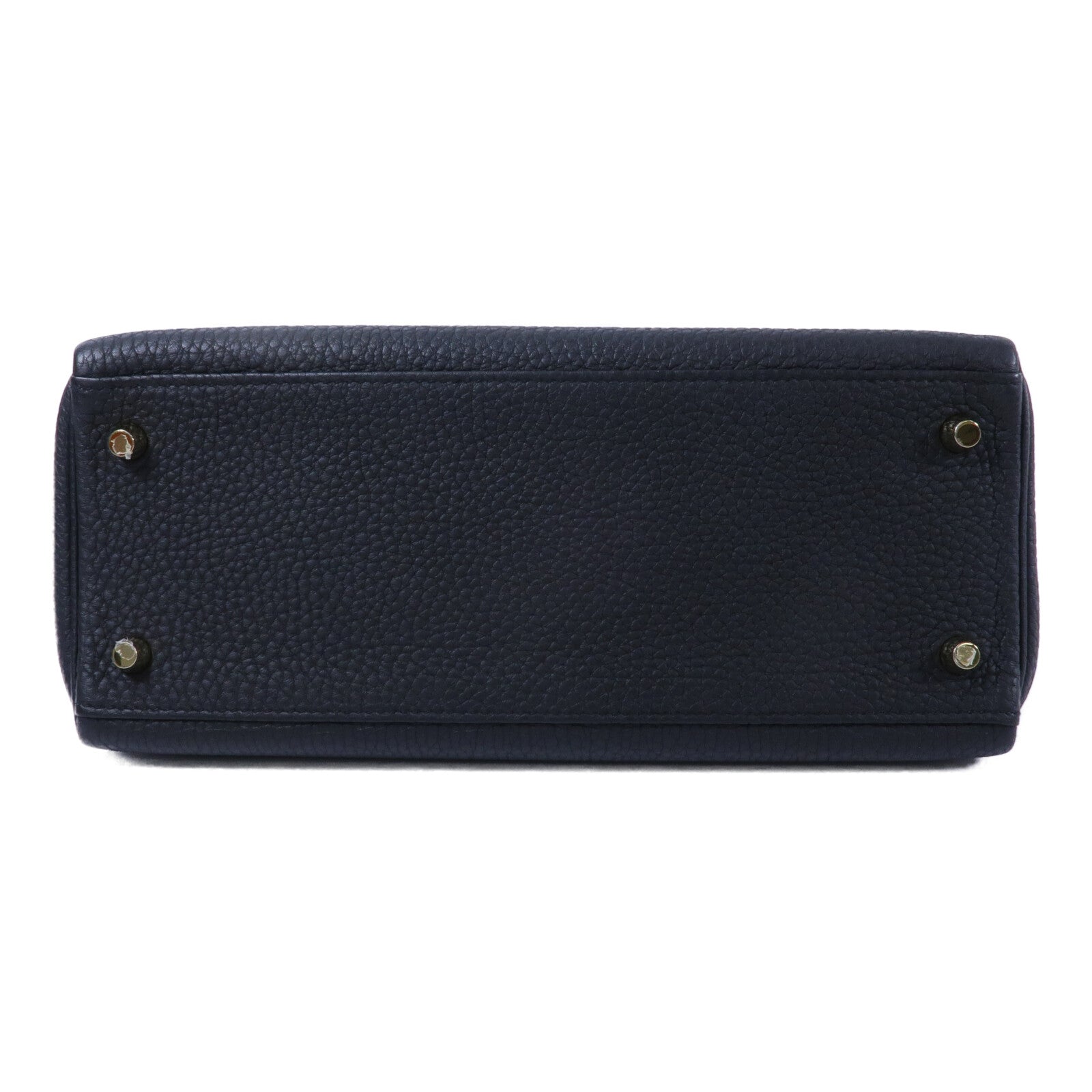 HERMES Clemence皮革Kelly 28手挽肩背兩用袋Noir