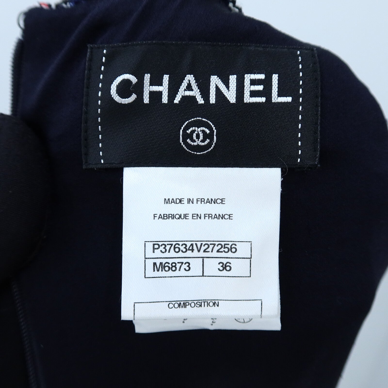 CHANEL Rayon/Nylon/Cotton Coco Button Dress連身裙