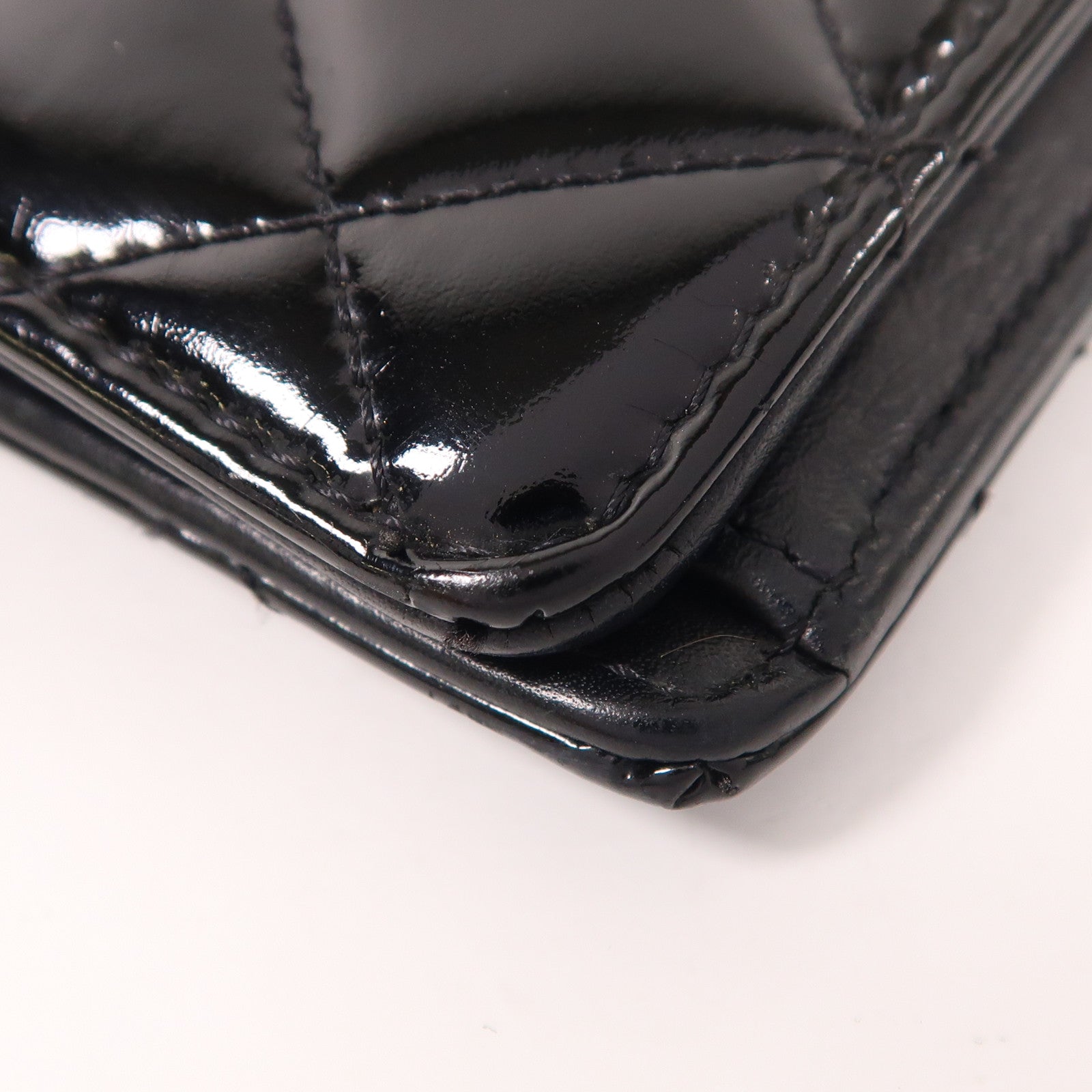 CHANEL 漆皮皮革Long Wallet長錢包